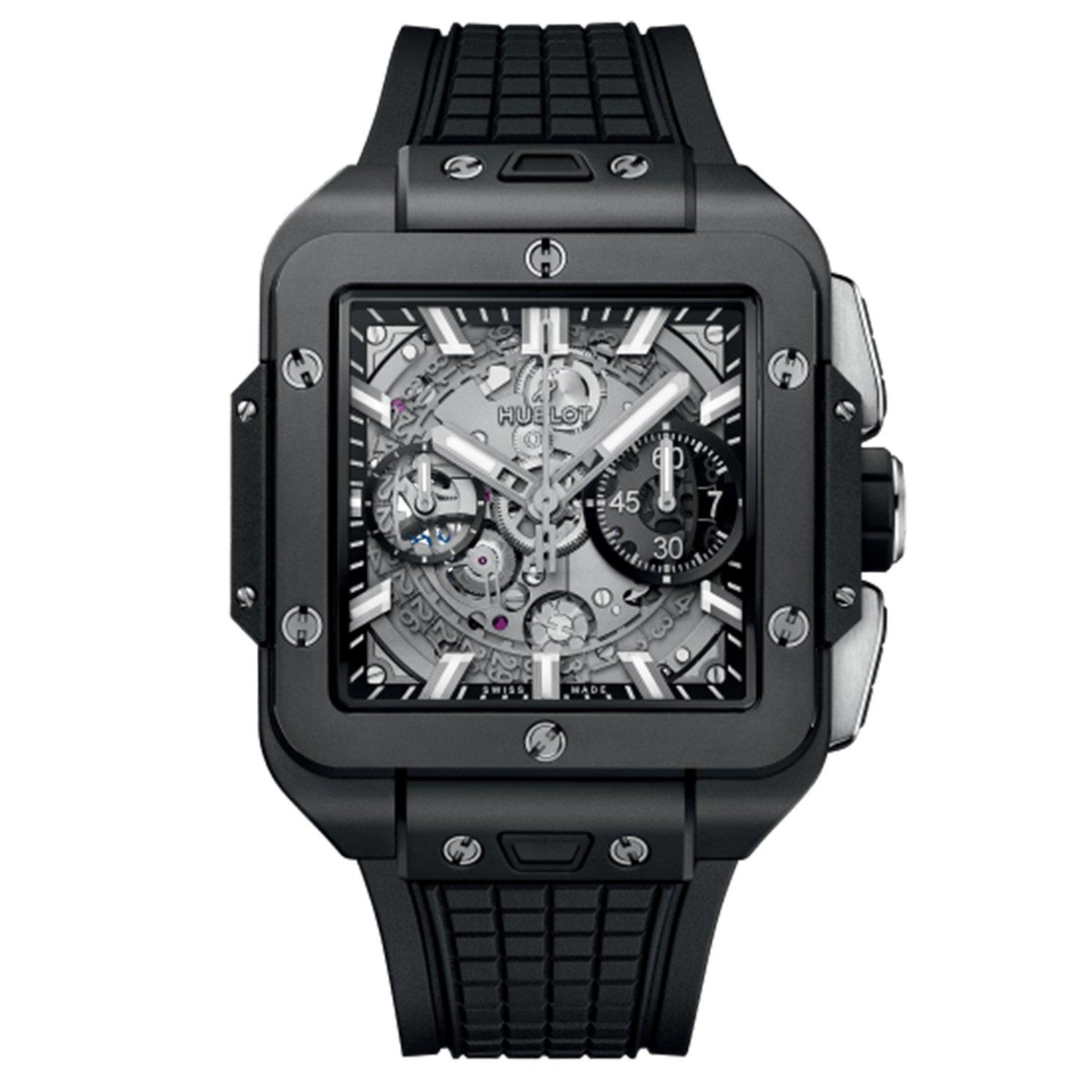 Square chronograph clearance watch