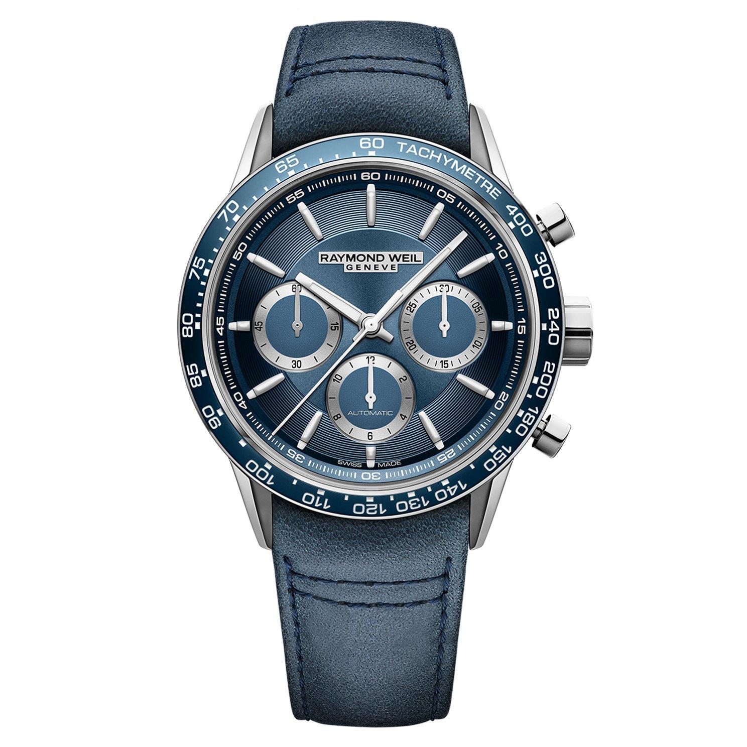 Raymond Weil Freelancer 43.5mm Chronograph Automatic Men’s Watch 7741 ...