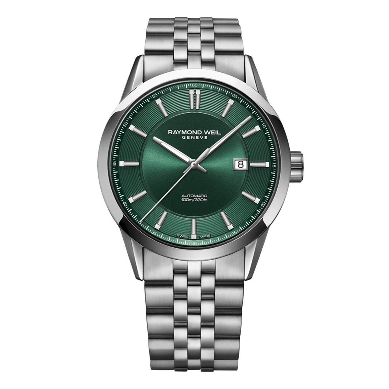 Raymond Weil Freelancer Stainless Steel Green Automatic Men s