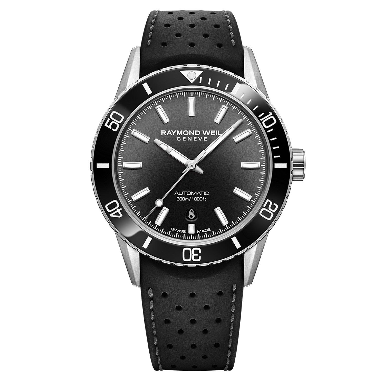 Raymond Weil Freelancer Stainless Steel Black Automatic Men s