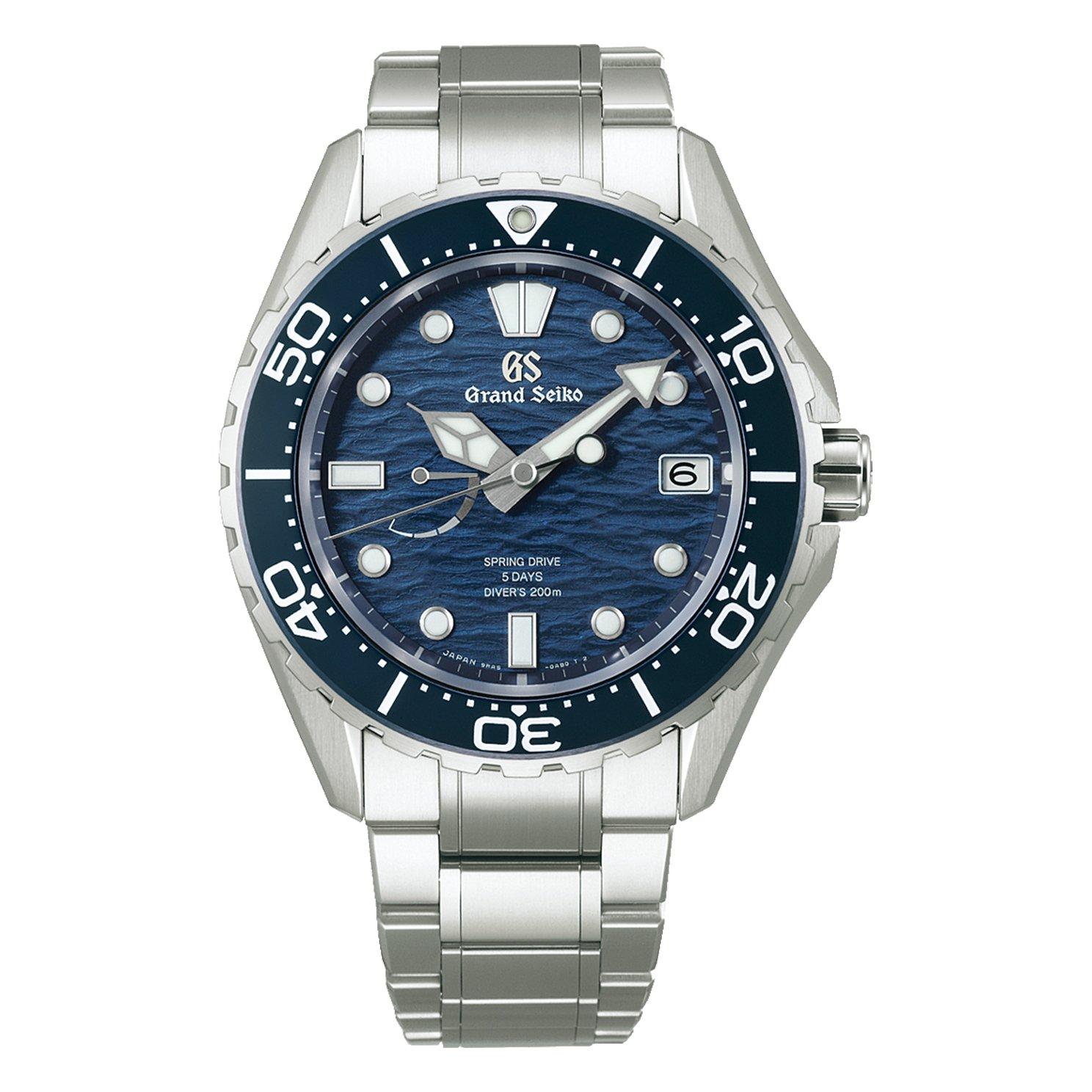 Grand Seiko Evolution 9 44mm Titanium Spring Drive Automatic Men’s Watch