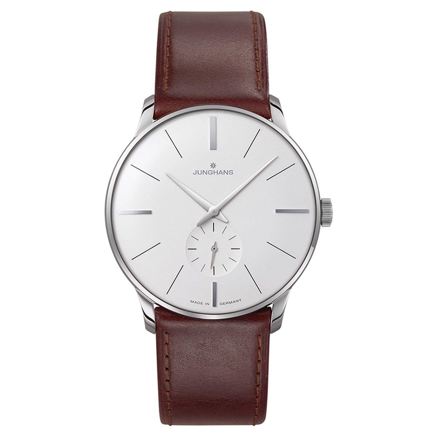 Junghans Meister Stainless Steel Leather Men s Watch 27 3200.02