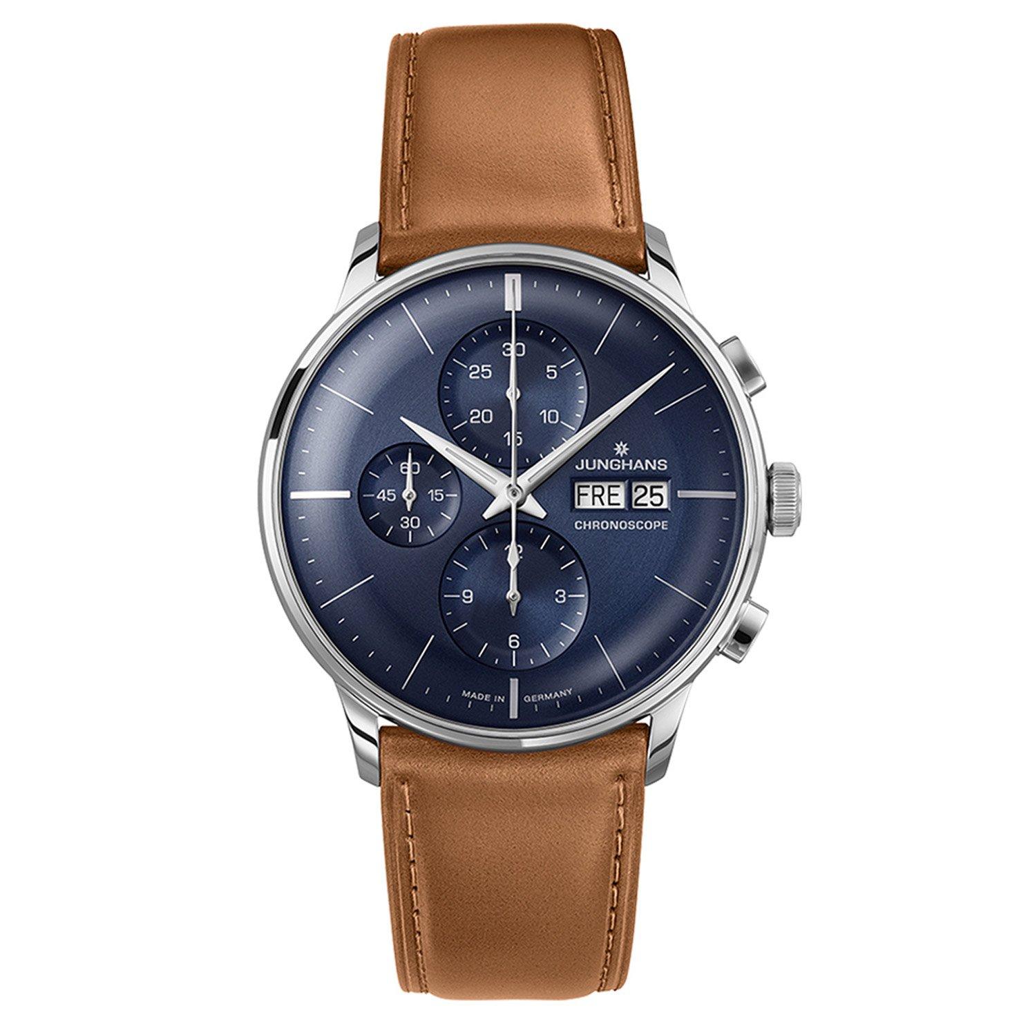 Junghans Meister Chronograph Leather Automatic Men s Watch 27