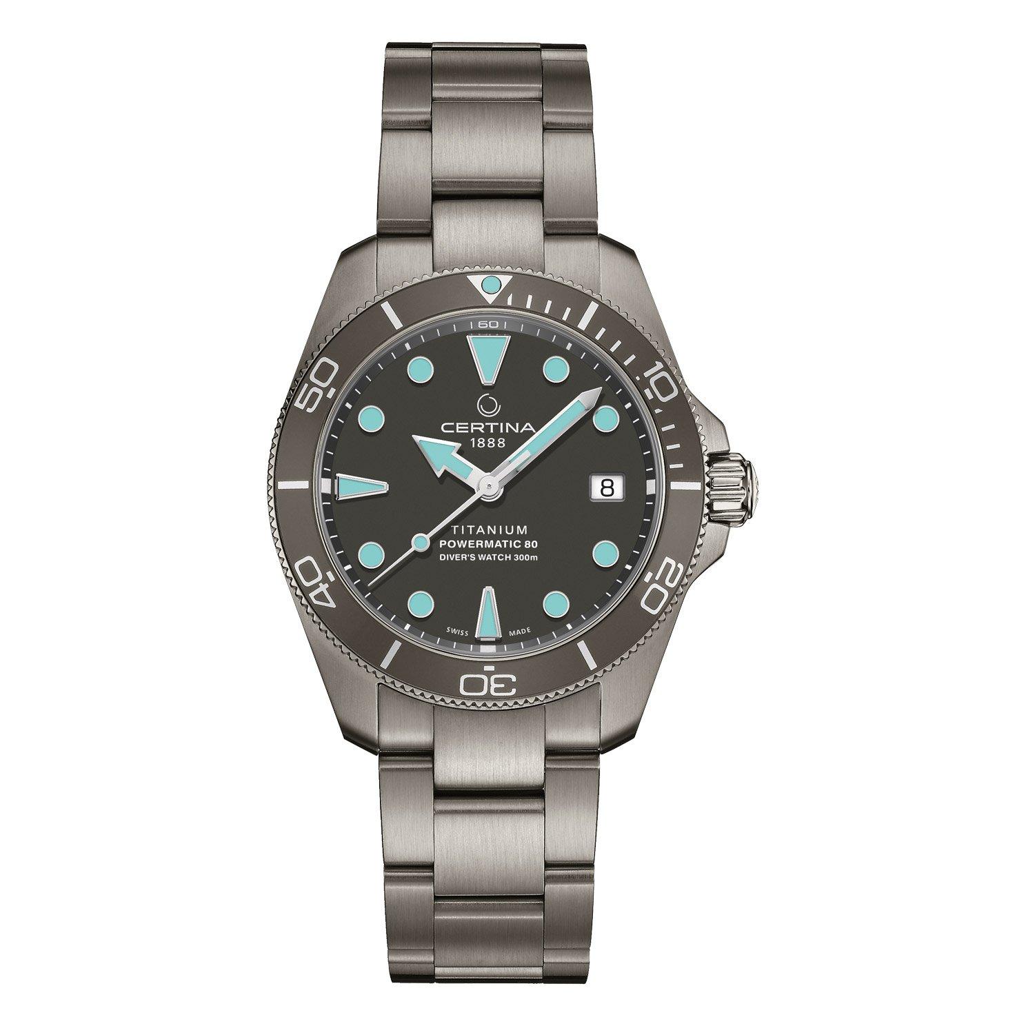 Certina store titanium diver