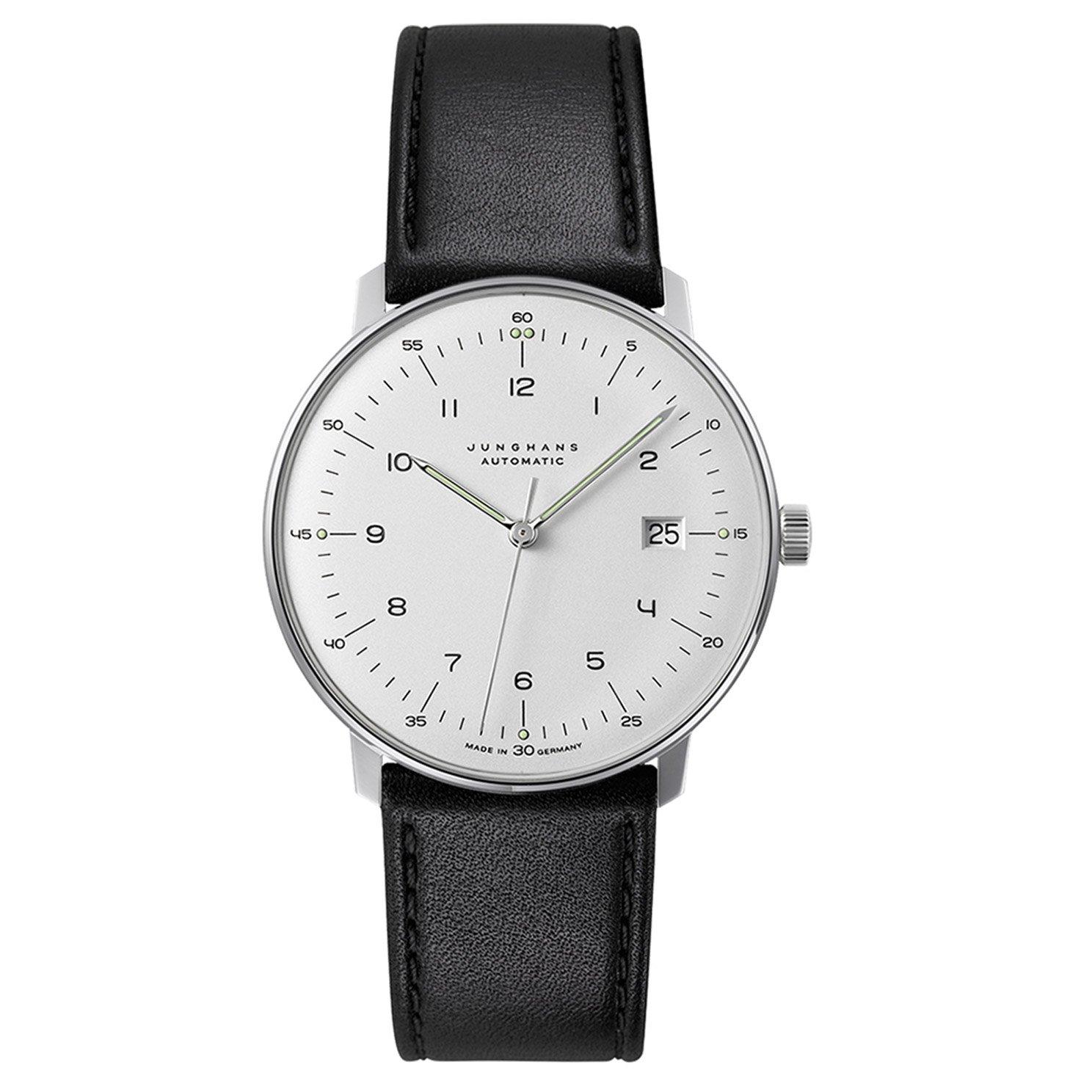 Junghans Max Bill Stainless Steel Leather Automatic Watch 27