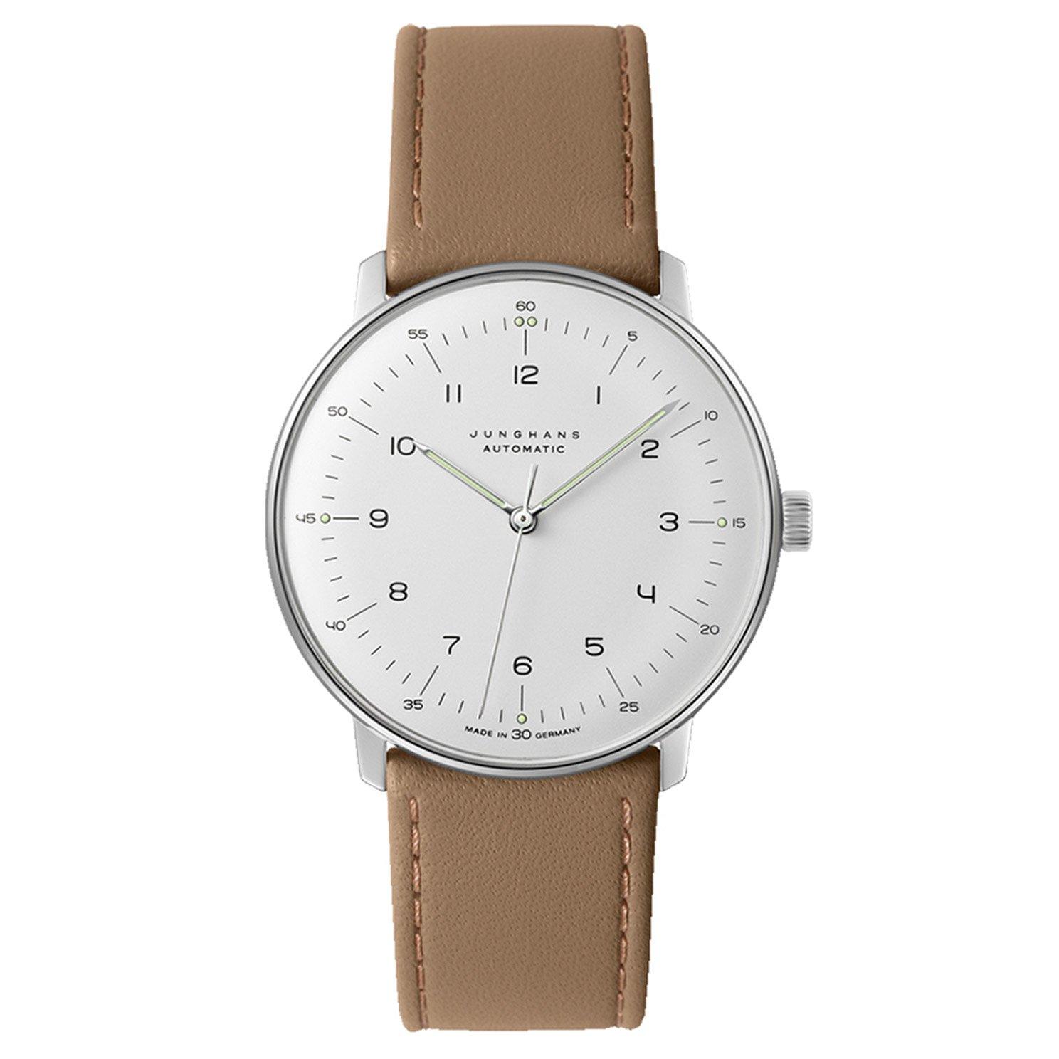 Junghans Max Bill Stainless Steel Leather Automatic Watch 27