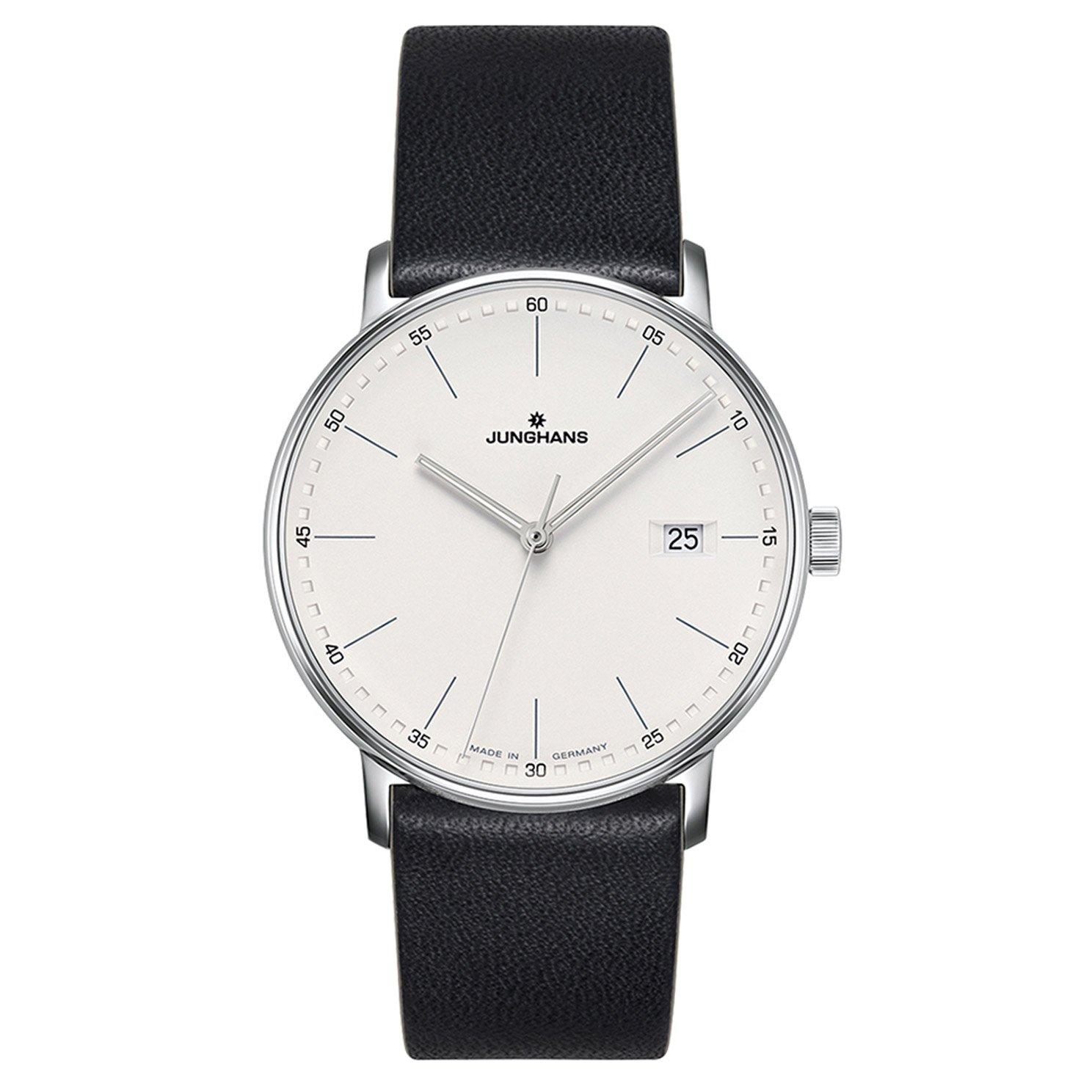 Junghans Form Stainless Steel Leather Quartz Watch 41 4884.00