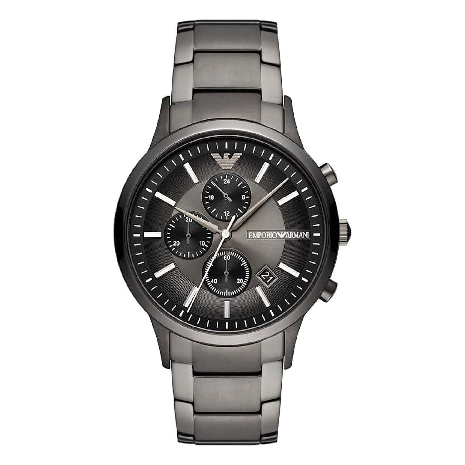 Emporio armani outlet black chain watch