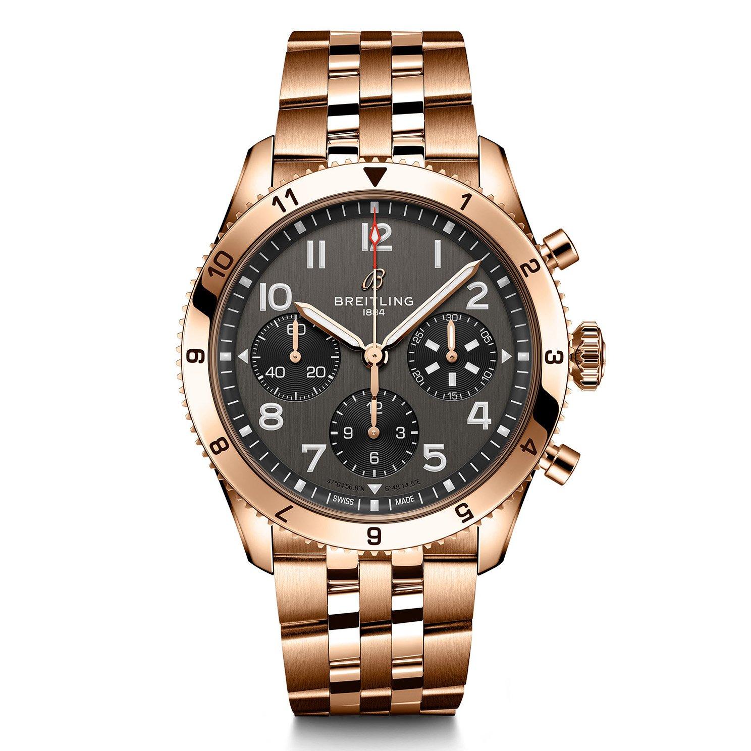 Breitling 1884 chronograph 100m online water resistant high quality