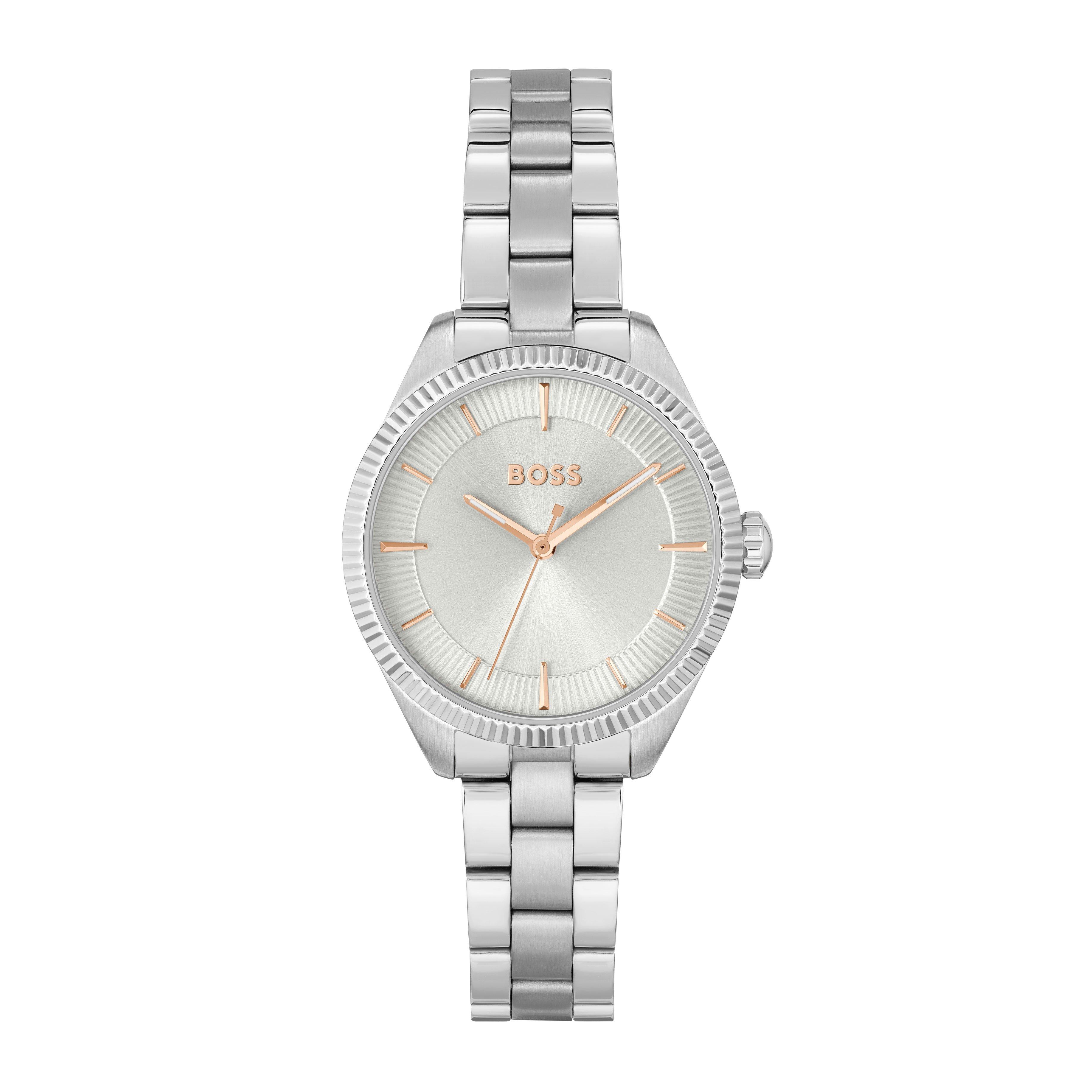 BOSS Sage 32mm Stainless Steel Ladies Watch 1502726 | 32 mm, Silver ...