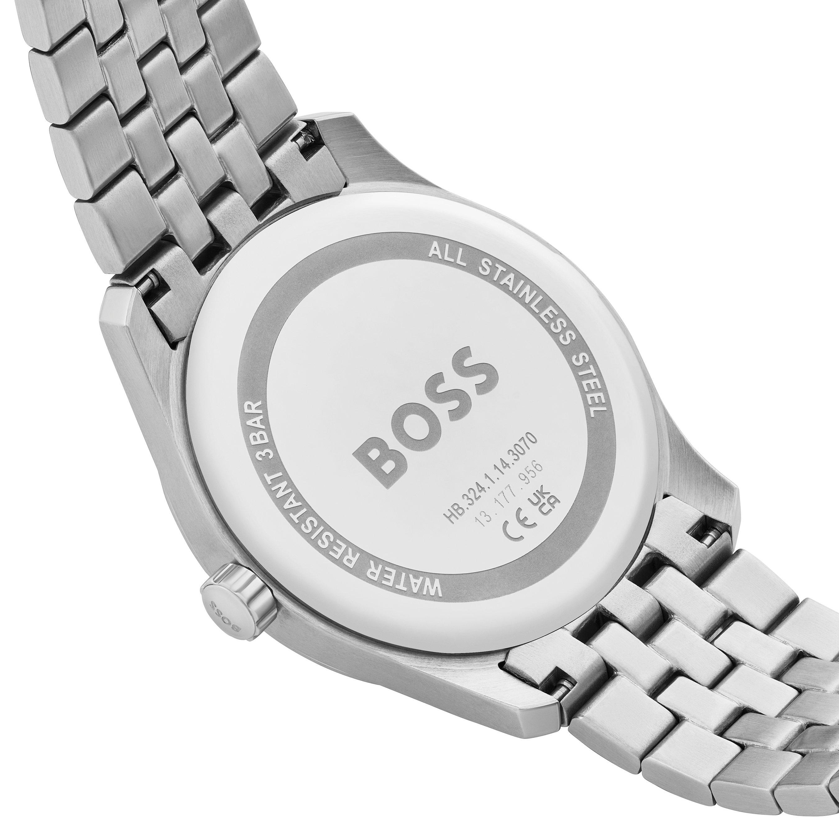 BOSS Principle Stainless Steel Quartz Men\'s Watch 1514123 | 41 mm, Black  Dial | Beaverbrooks