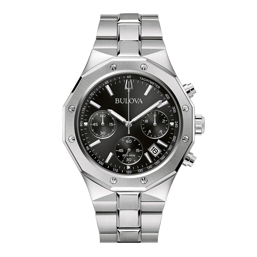 Black bulova watch hotsell