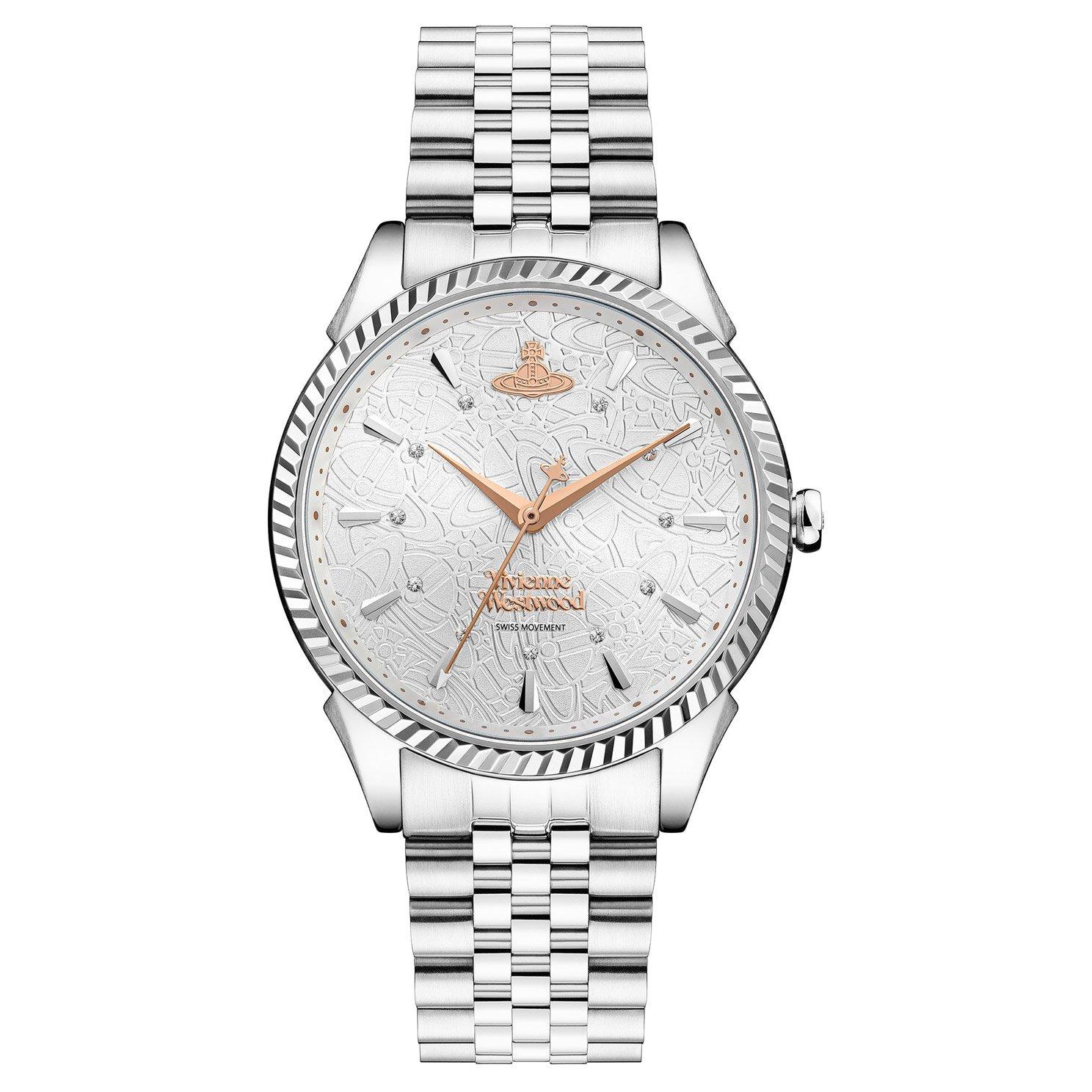 Vivienne Westwood Seymour Stainless Steel Crystal Quartz Ladies Watch ...