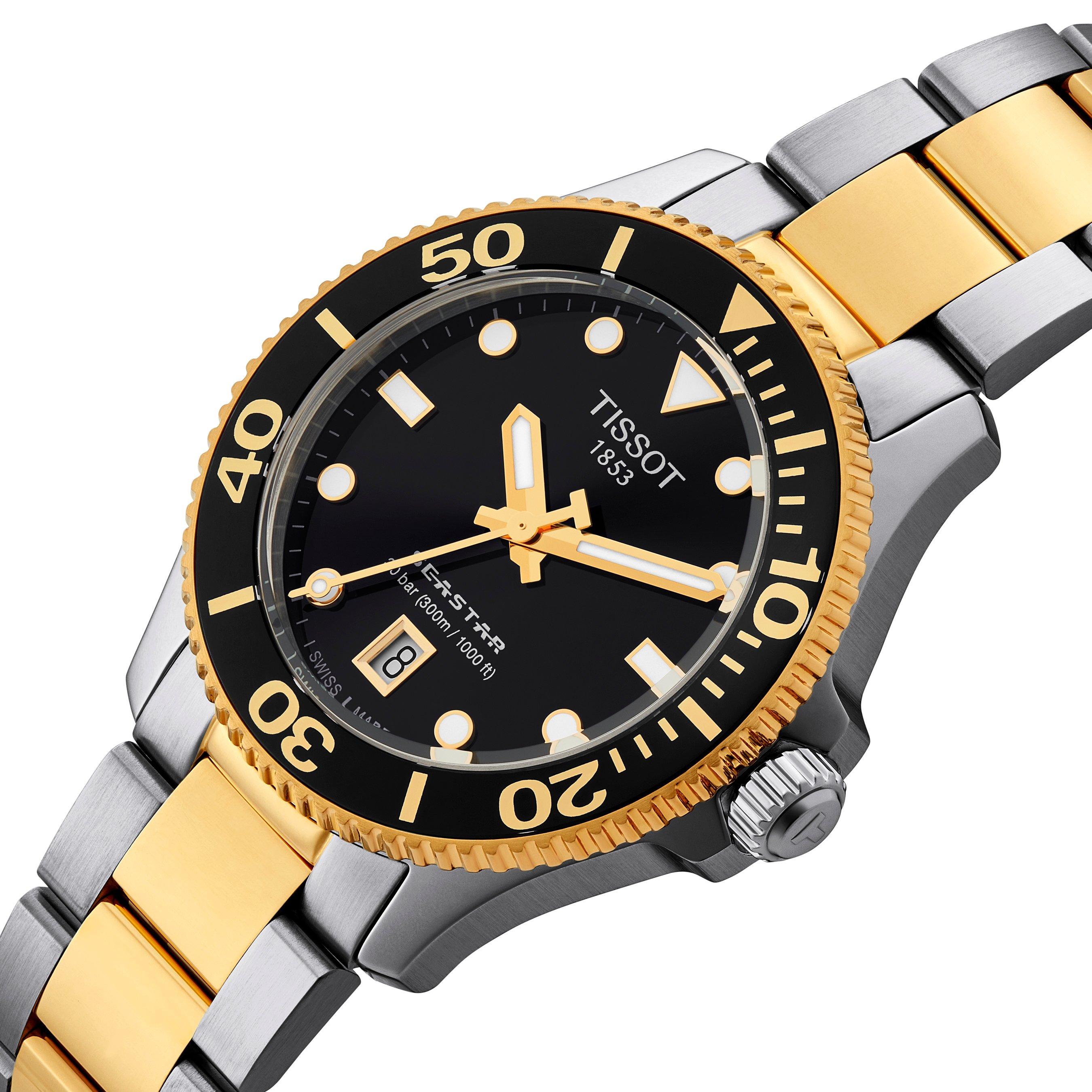 Tissot Seastar 1000 Stainless Steel Quartz Watch T1202102205100 | 36 mm ...