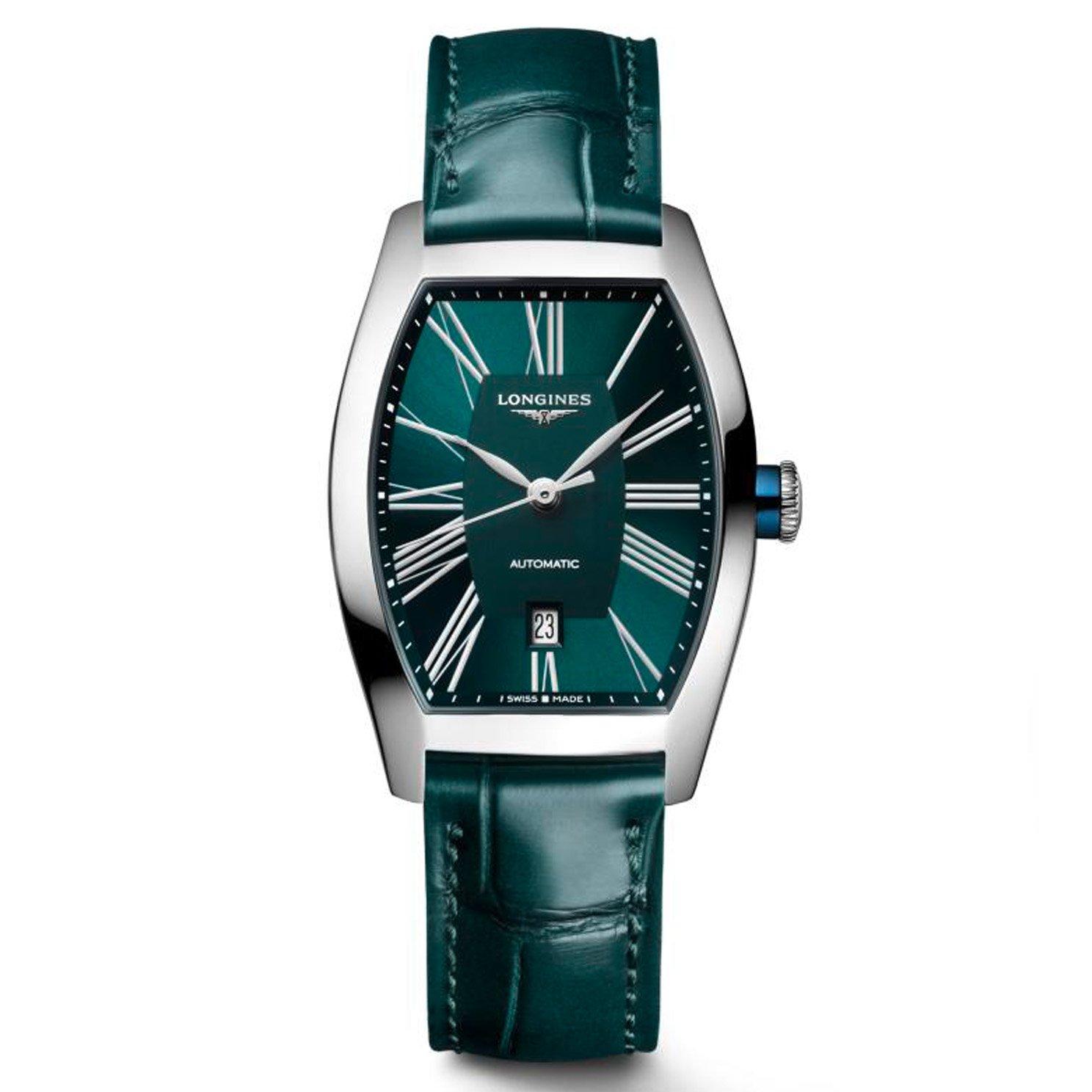 Longines Evidenza Green Automatic Ladies Watch L21424602 30.5 mm