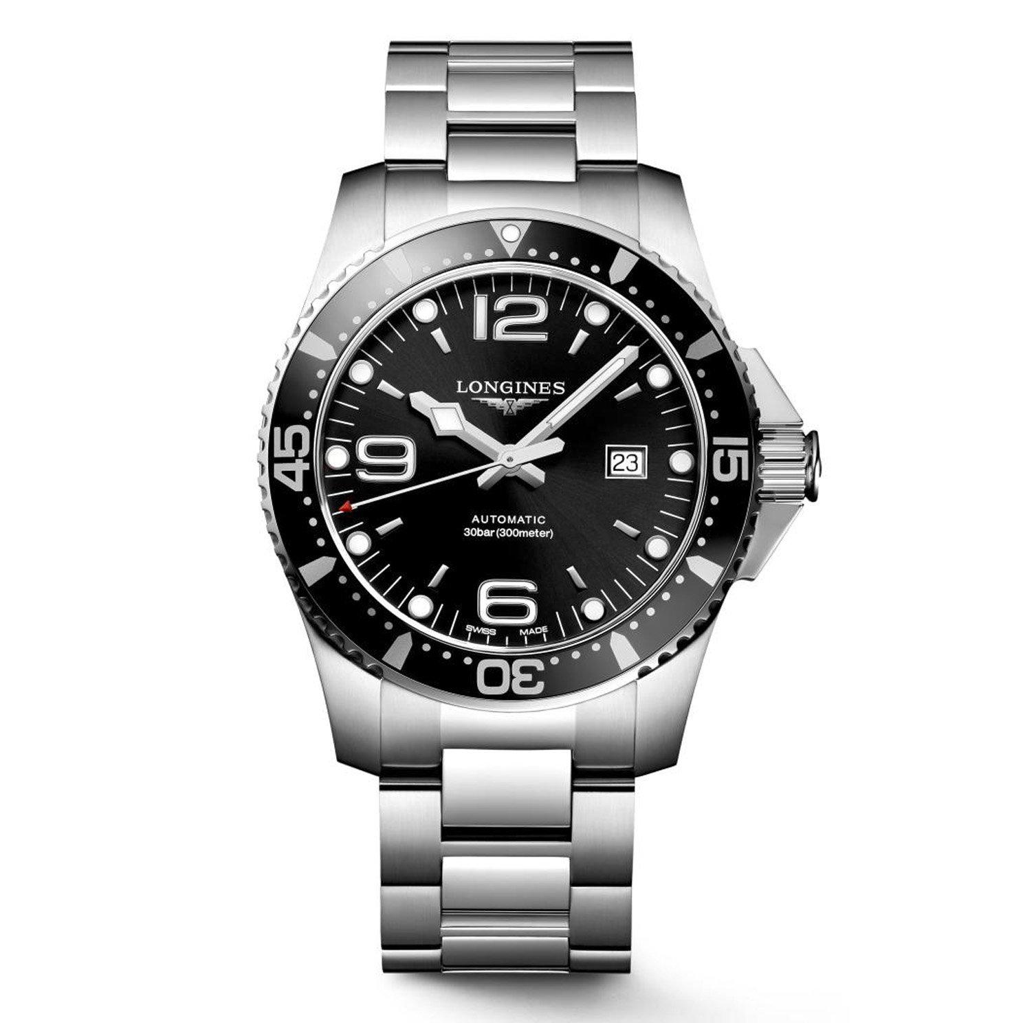 Longines Hydro Conquest Stainless Steel Automatic Men’s Watch L38414566 ...
