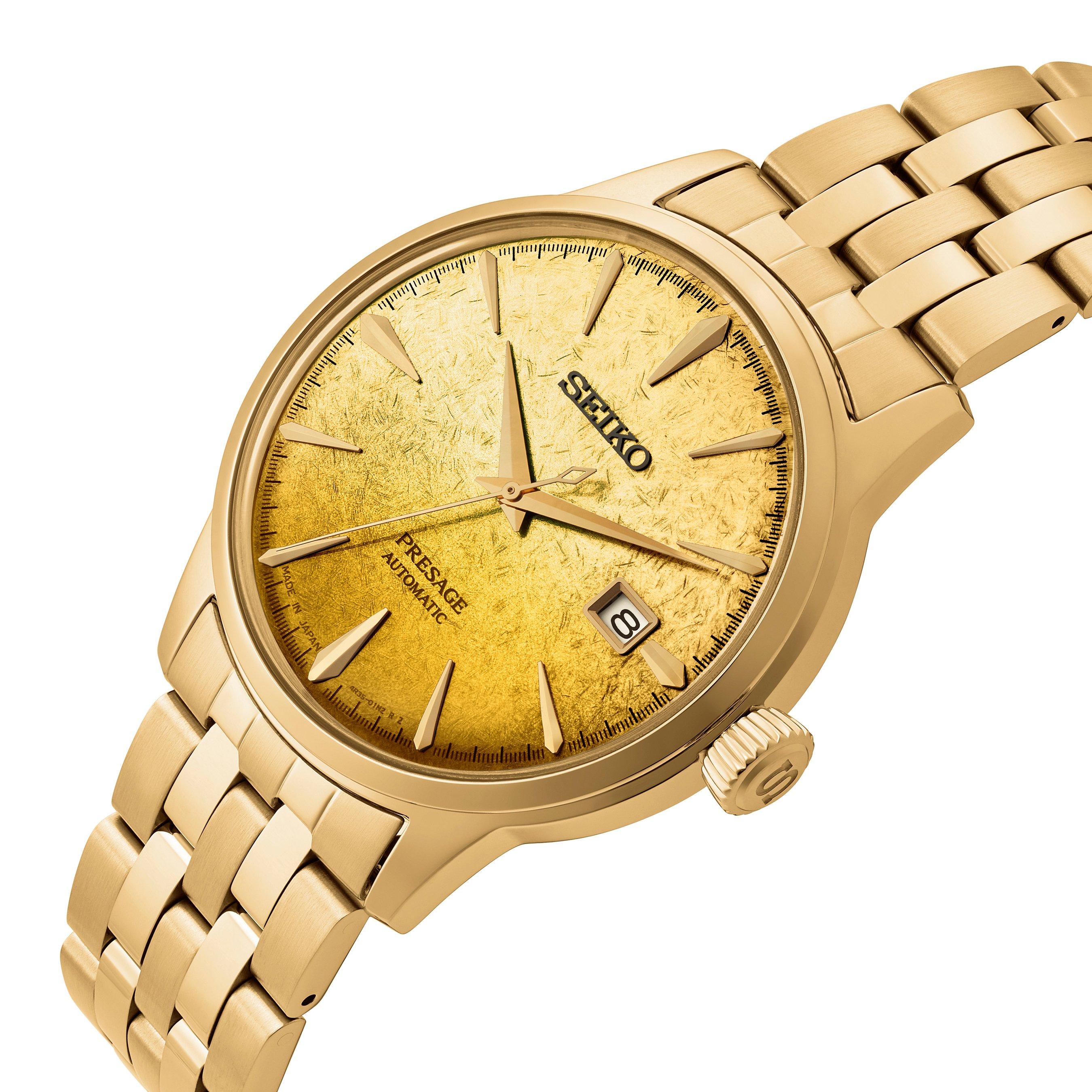 seiko automatic gold