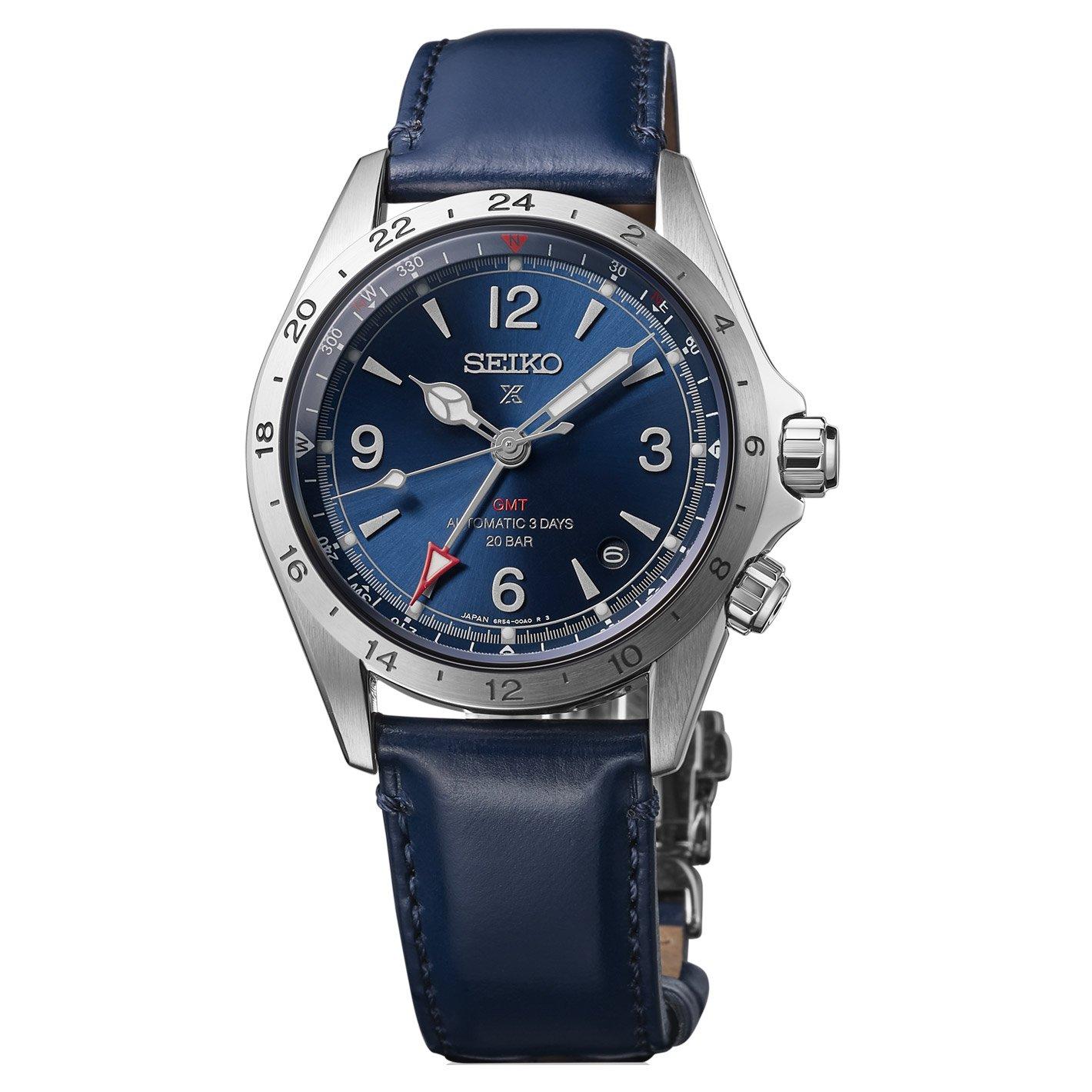 Seiko Prospex Alpinist Mechanical GMT 39.5mm Automatic Men s Watch SPB377J1 39.5 mm Blue Dial Beaverbrooks