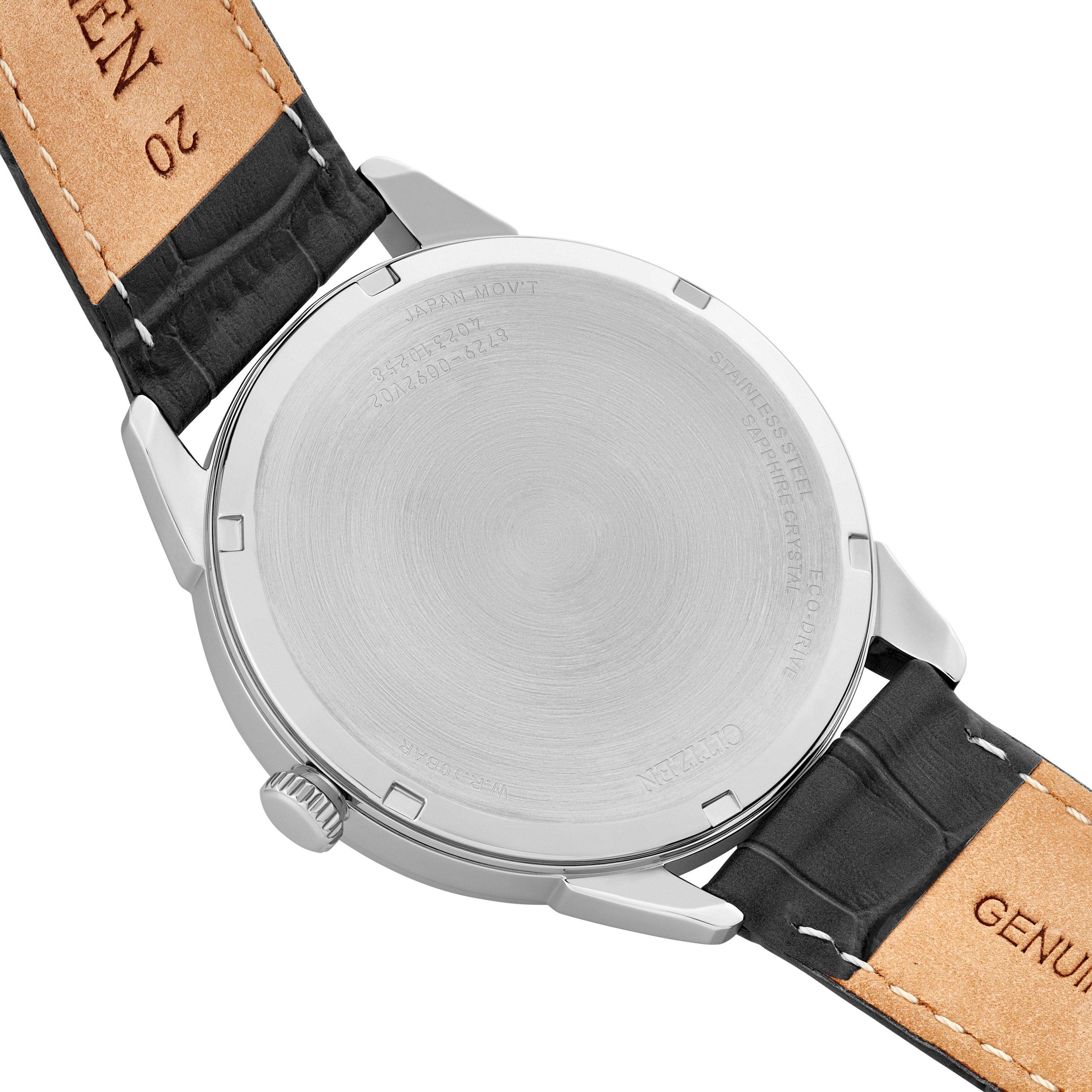 Citizen Rolan 40mm Stainless Steel Eco-Drive Men's Watch BU2110