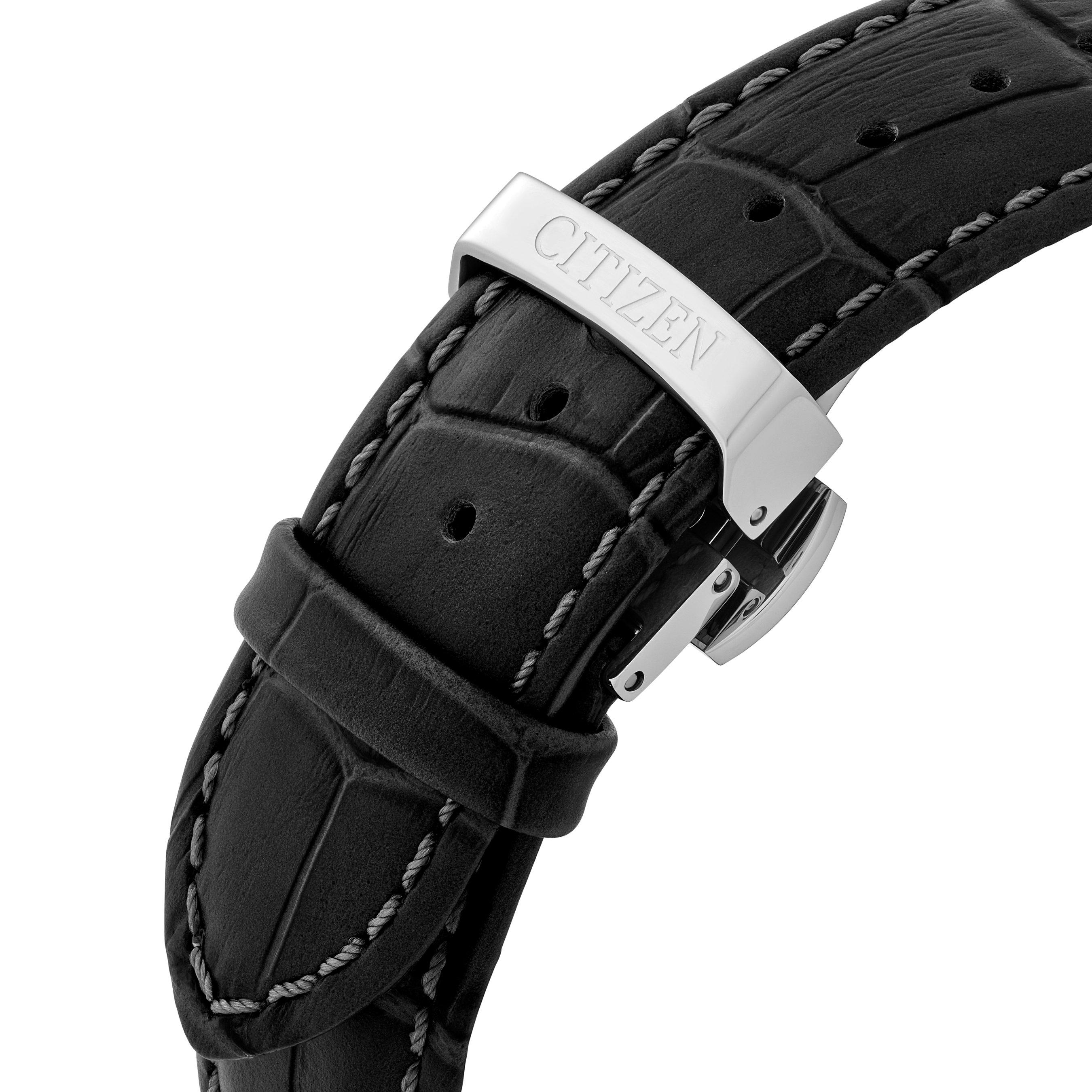 Citizen Rolan 40mm Stainless Steel Eco-Drive Men's Watch BU2110