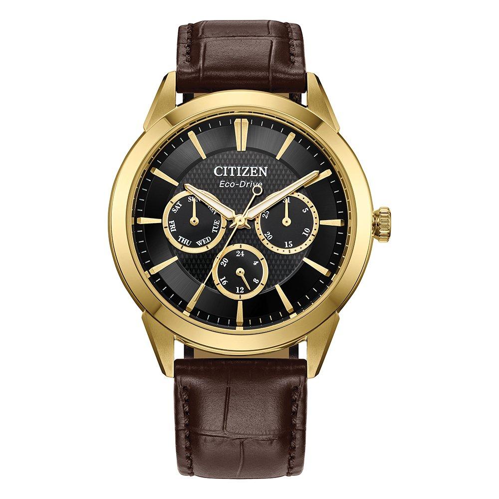 Citizen Rolan 40mm Yellow Gold Tone Eco-Drive Men’s Watch