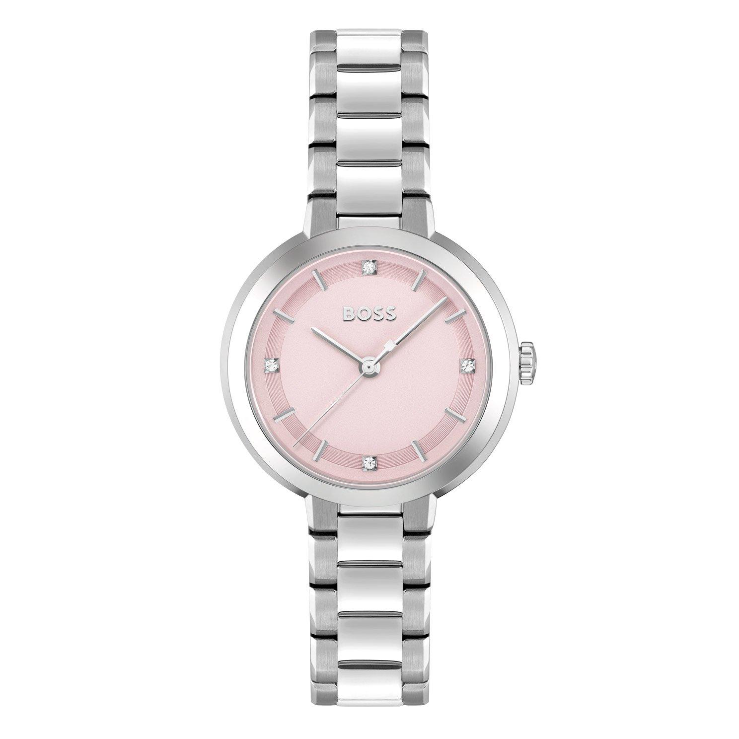 BOSS Sena 34mm Stainless Steel Crystal Ladies Watch