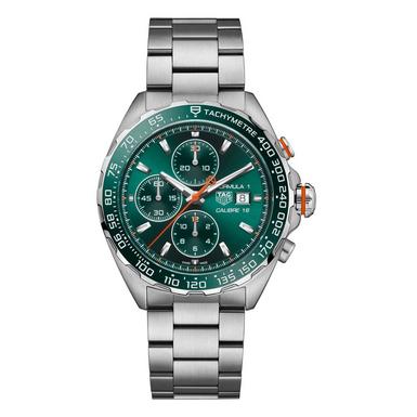 TAG Heuer Formula 1 Green Chronograph Automatic Men’s Watch
                                                      