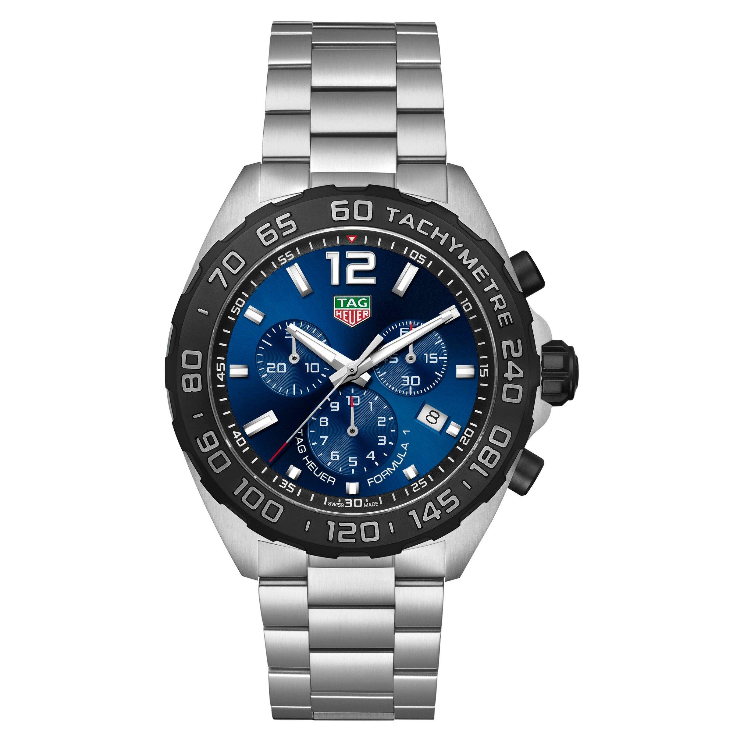 TAG Heuer Formula 1 43mm Chronograph Men s Watch CAZ101AV.BA0842 43 mm Blue Dial Beaverbrooks