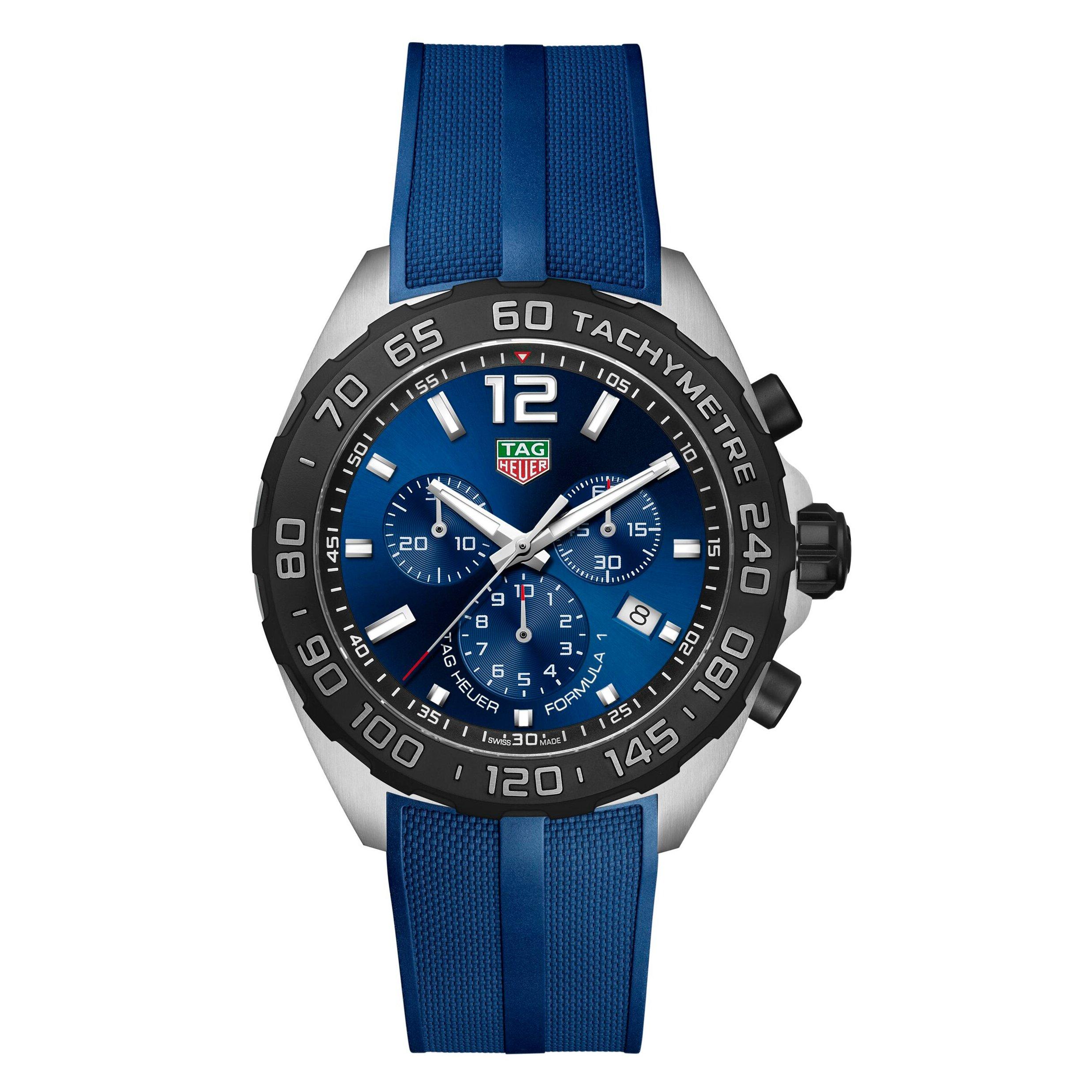 Tag heuer formula 1 blue strap on sale