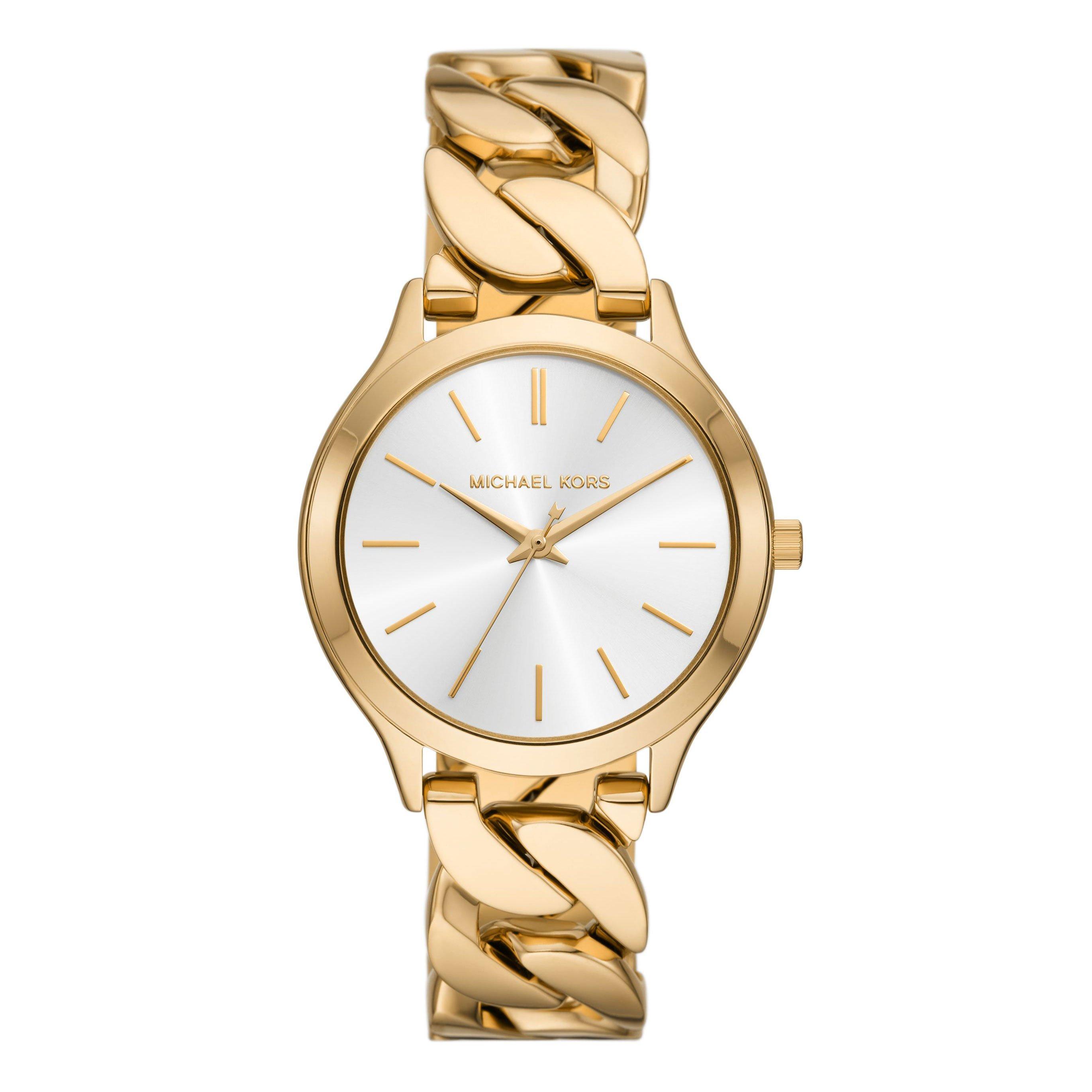 Runway 38mm Yellow Gold Tone Ladies Watch