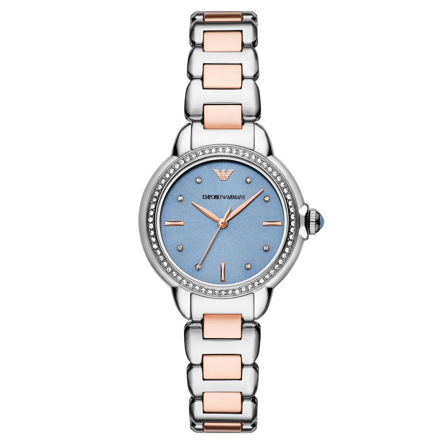Emporio Armani Mia Bi-Metal Crystal Quartz Ladies Watch AR11597 | 32 mm ...