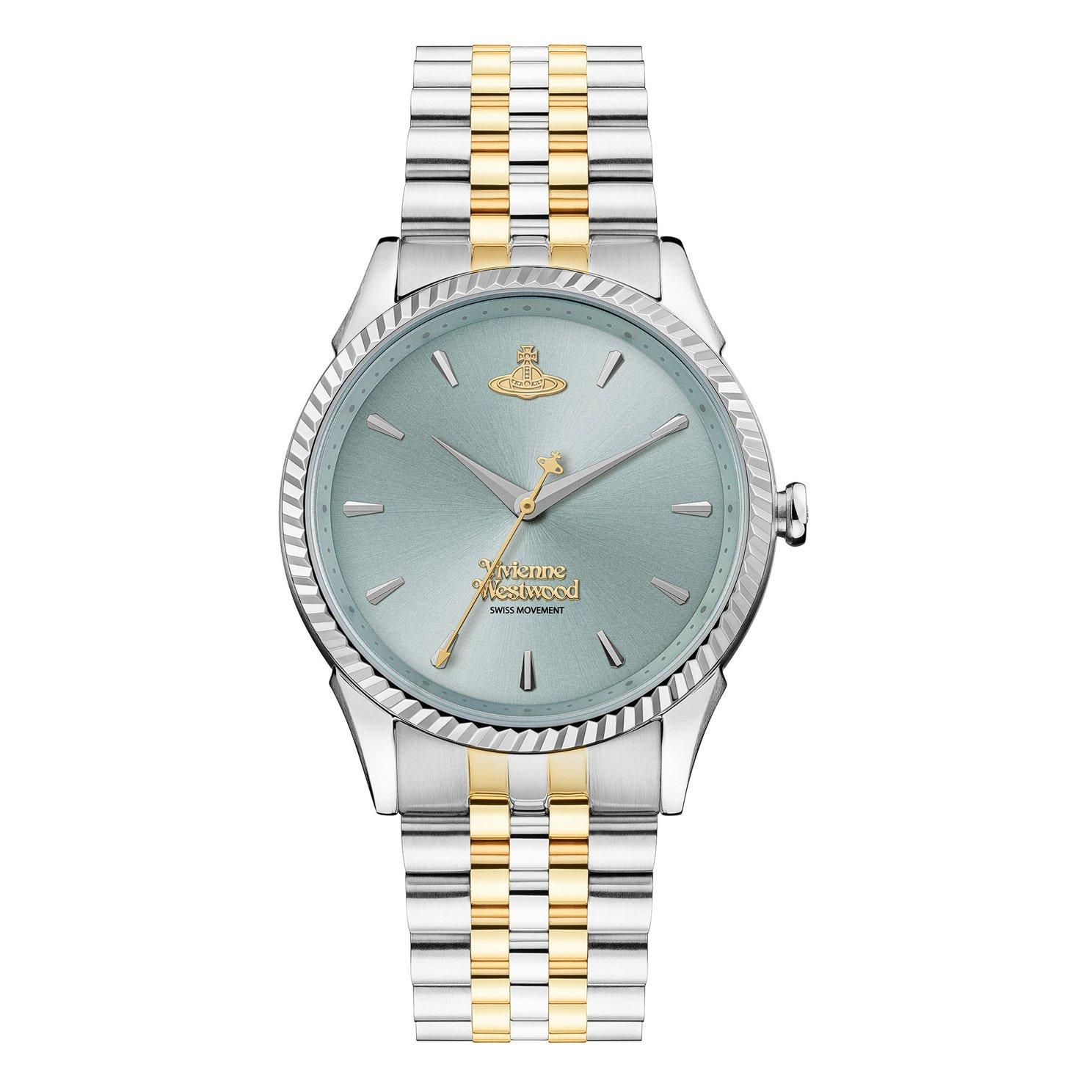 Vivienne Westwood Seymour 38mm Stainless Steel and Yellow Gold Tone Ladies Watch
