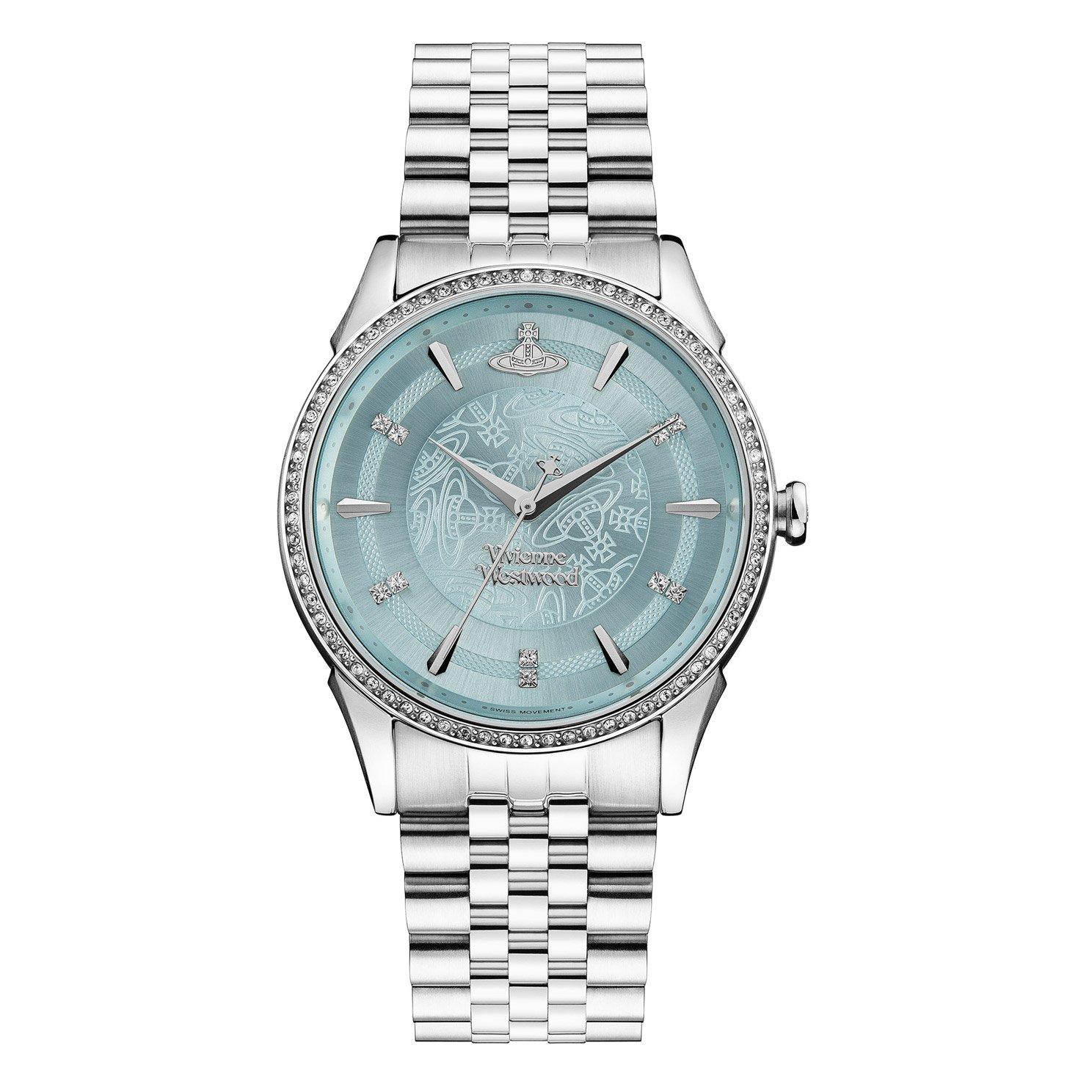Vivienne Westwood Exclusive Wallace 37mm Stainless Steel Ladies Watch VV208LBLSL 37 mm Blue Dial Beaverbrooks