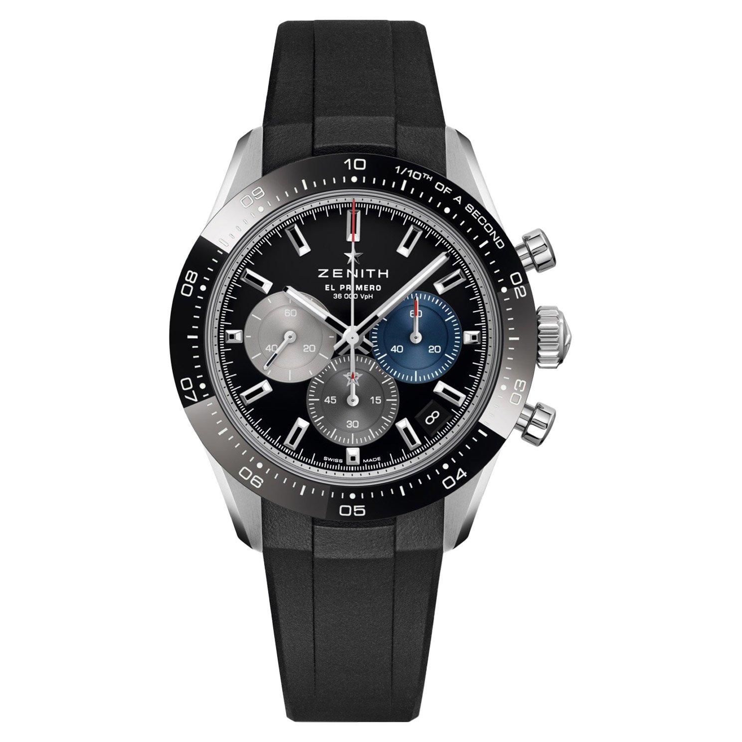 ZENITH Chronomaster Sport 41mm Ceramic Green Rubber Strap