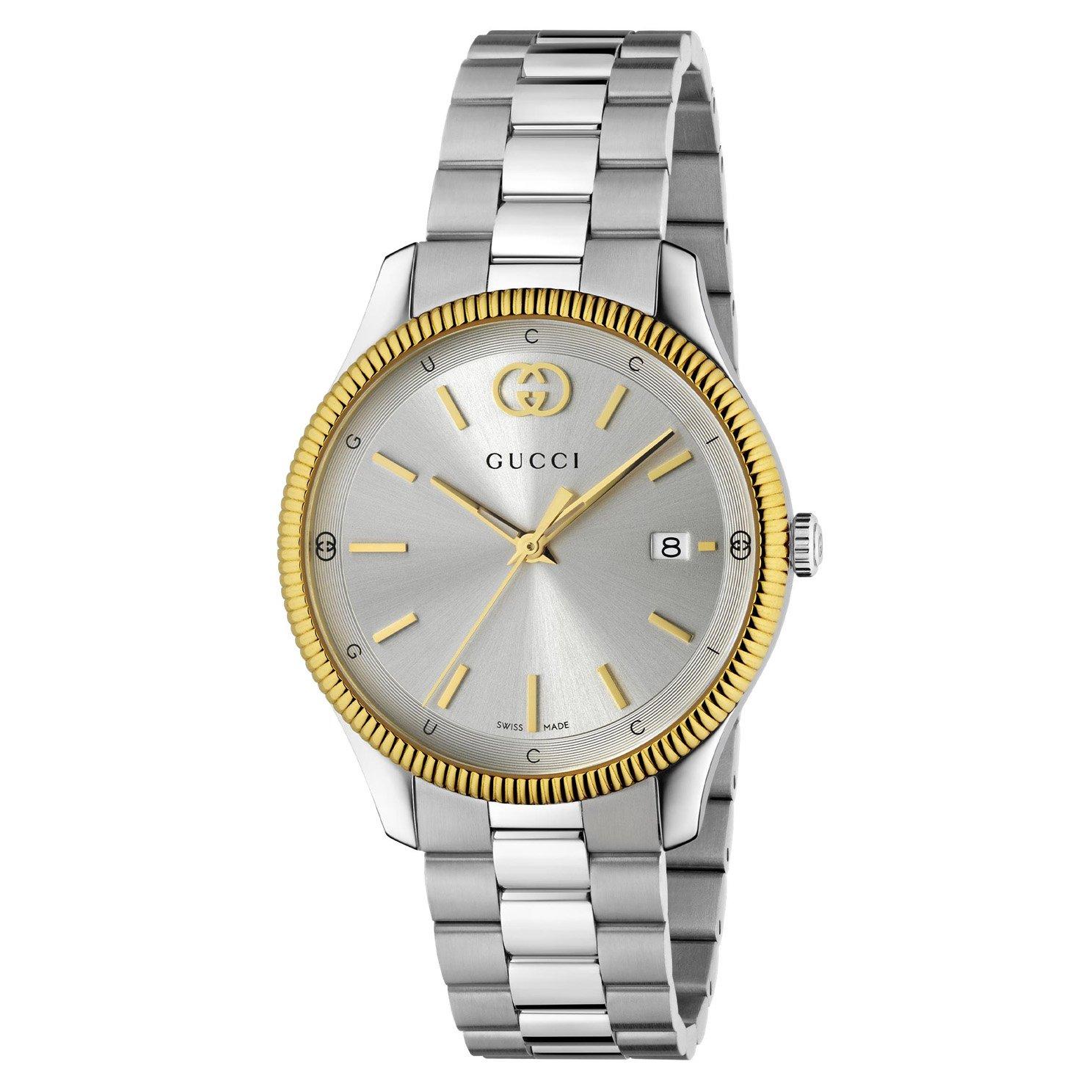 Gucci G-Timeless 38mm Yellow Gold Plated Watch YA1264234 | Gold