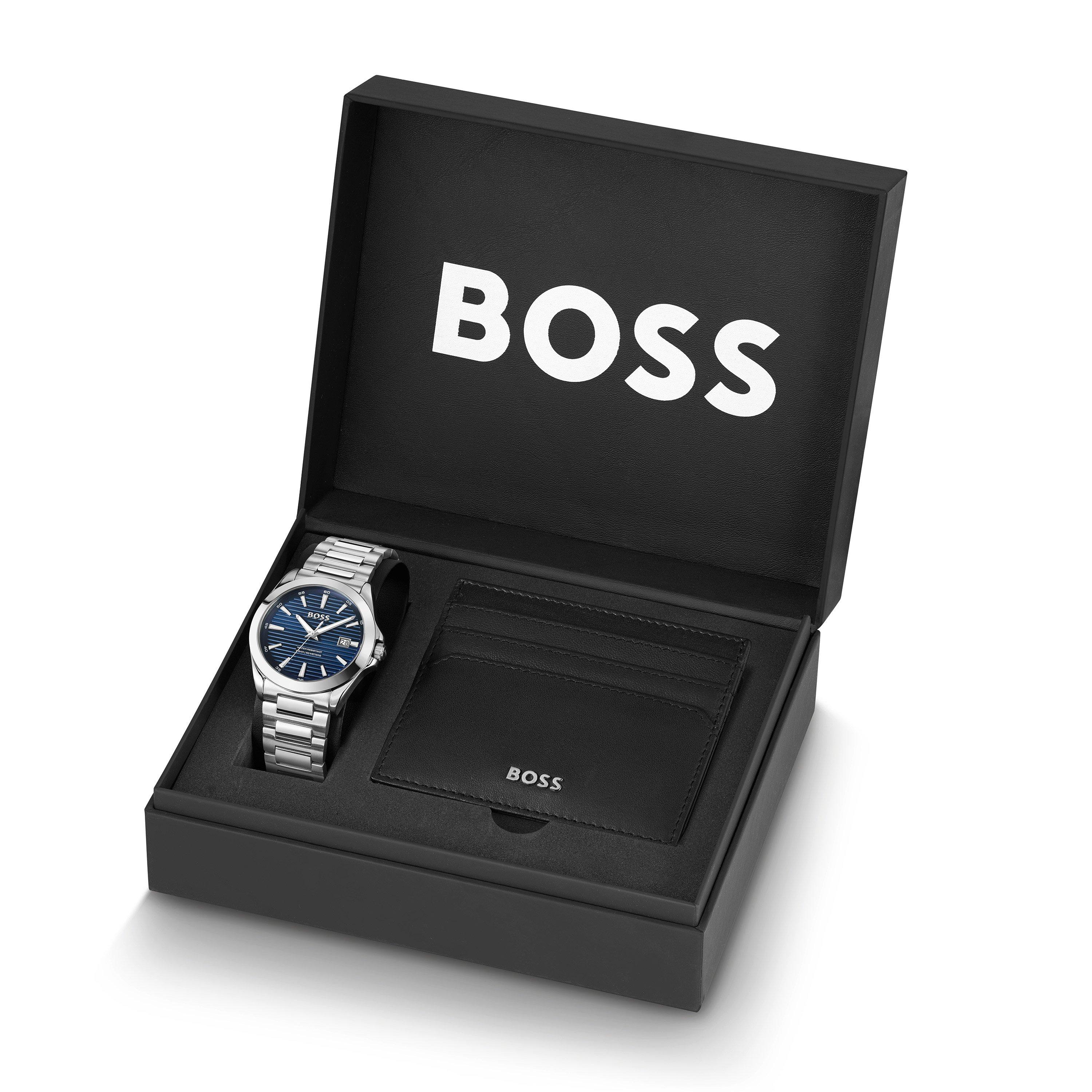 Boss watch and wallet set hotsell