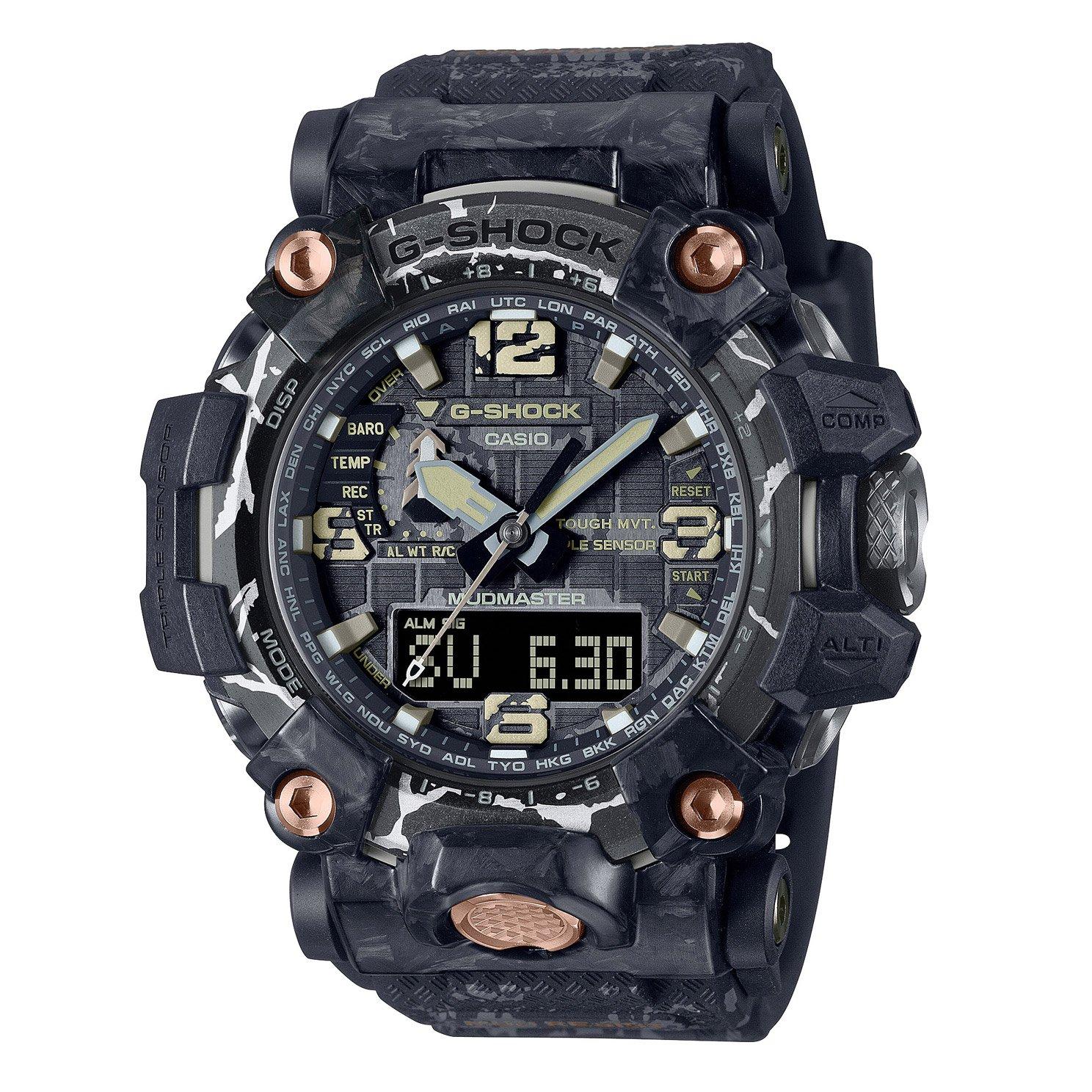 G Shock Cracked Mudmaster 54.4mm Solar Powered Men s Watch