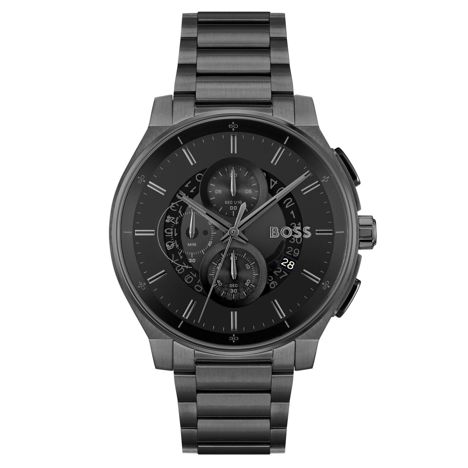 BOSS Admiral 46mm Stainless Steel Chronograph Men's Watch 1514258