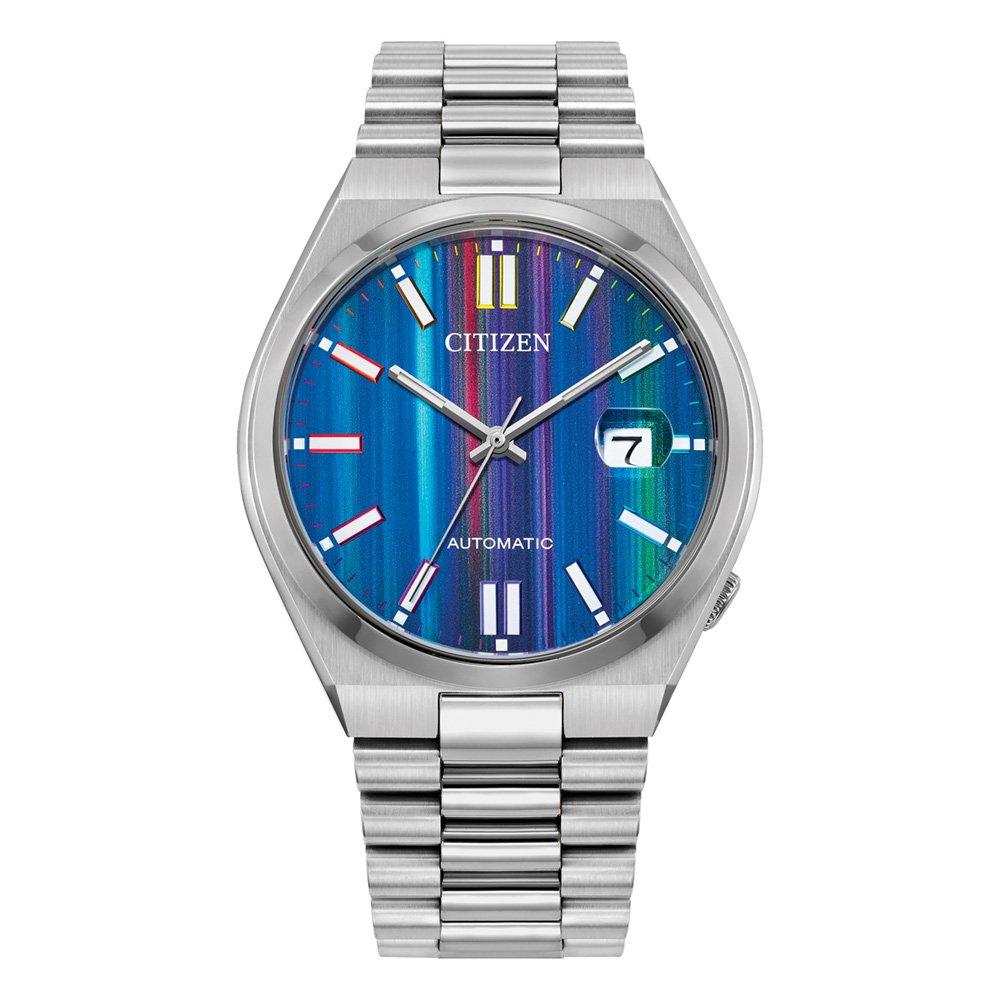 Citizen Tsuyosa 40mm Stainless Steel Spectrum Automatic Watch NJ0151 53W 40 mm Multi Coloured Dial Beaverbrooks