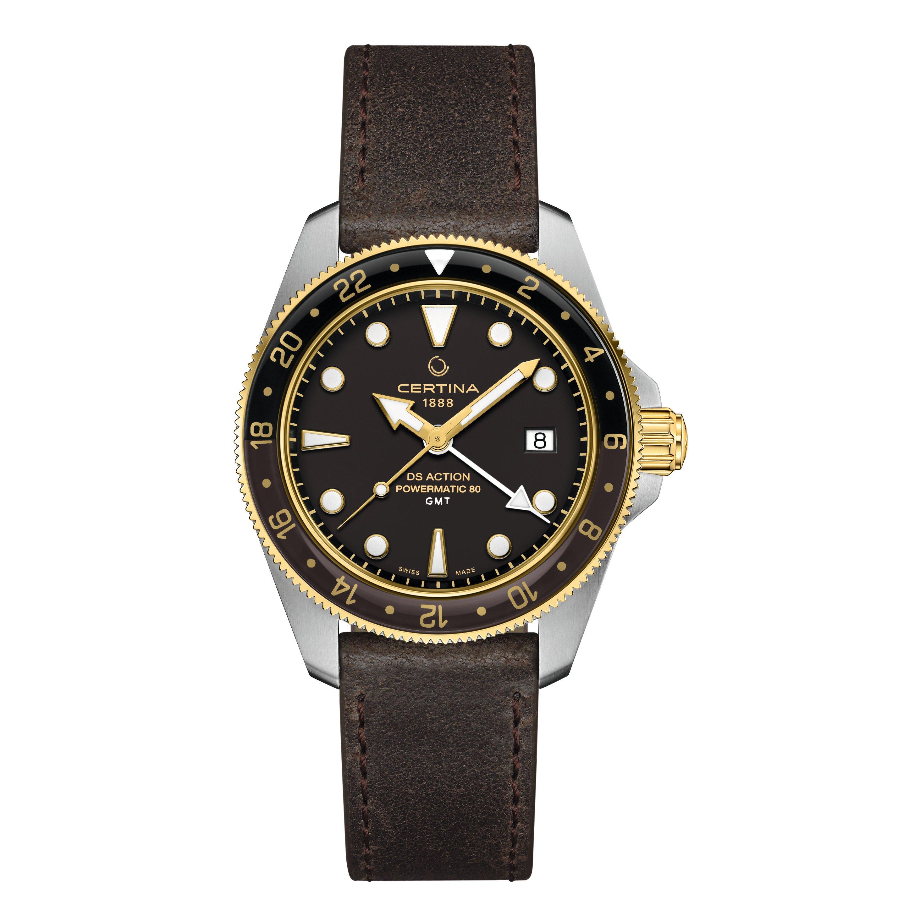 Certina DS Action Powermatic 80 41mm GMT Automatic Men s Watch