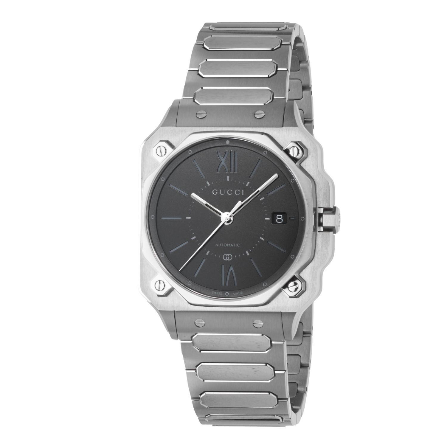 Gucci G-Flat 36mm Automatic Men's Watch YA166401 | Black, 36 mm