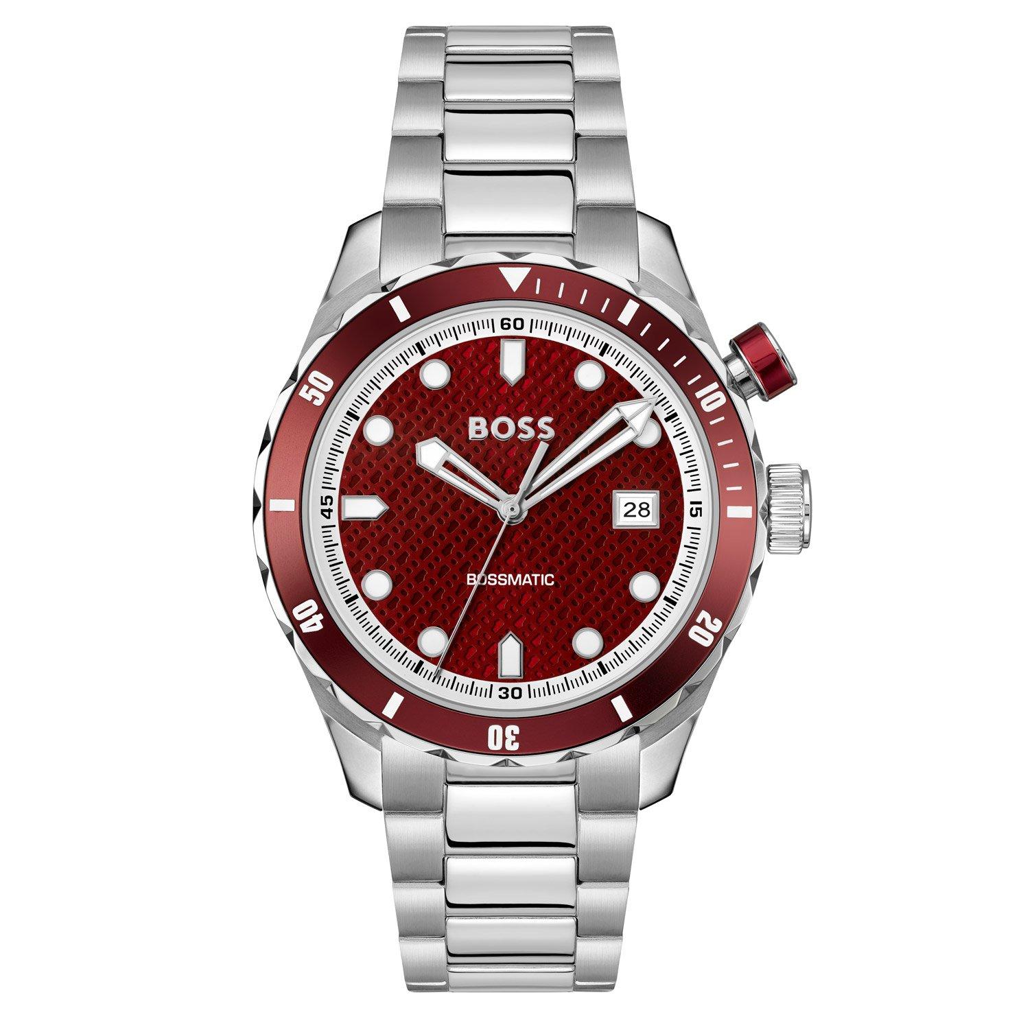 BOSS BOSSMATIC 42mm Stainless Steel Hybrid Automatic Men’s Watch