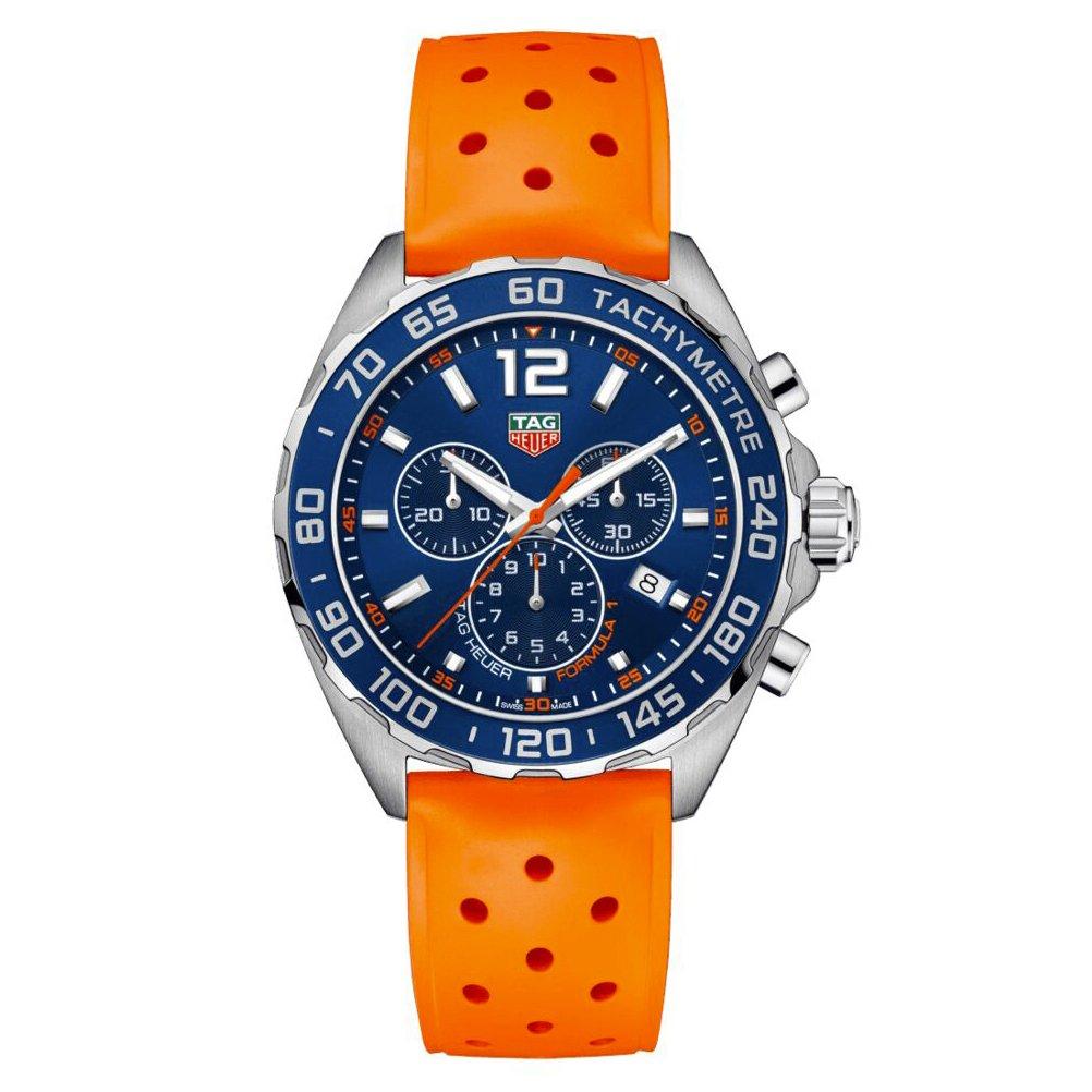 Tag heuer formula 1 orange rubber strap on sale