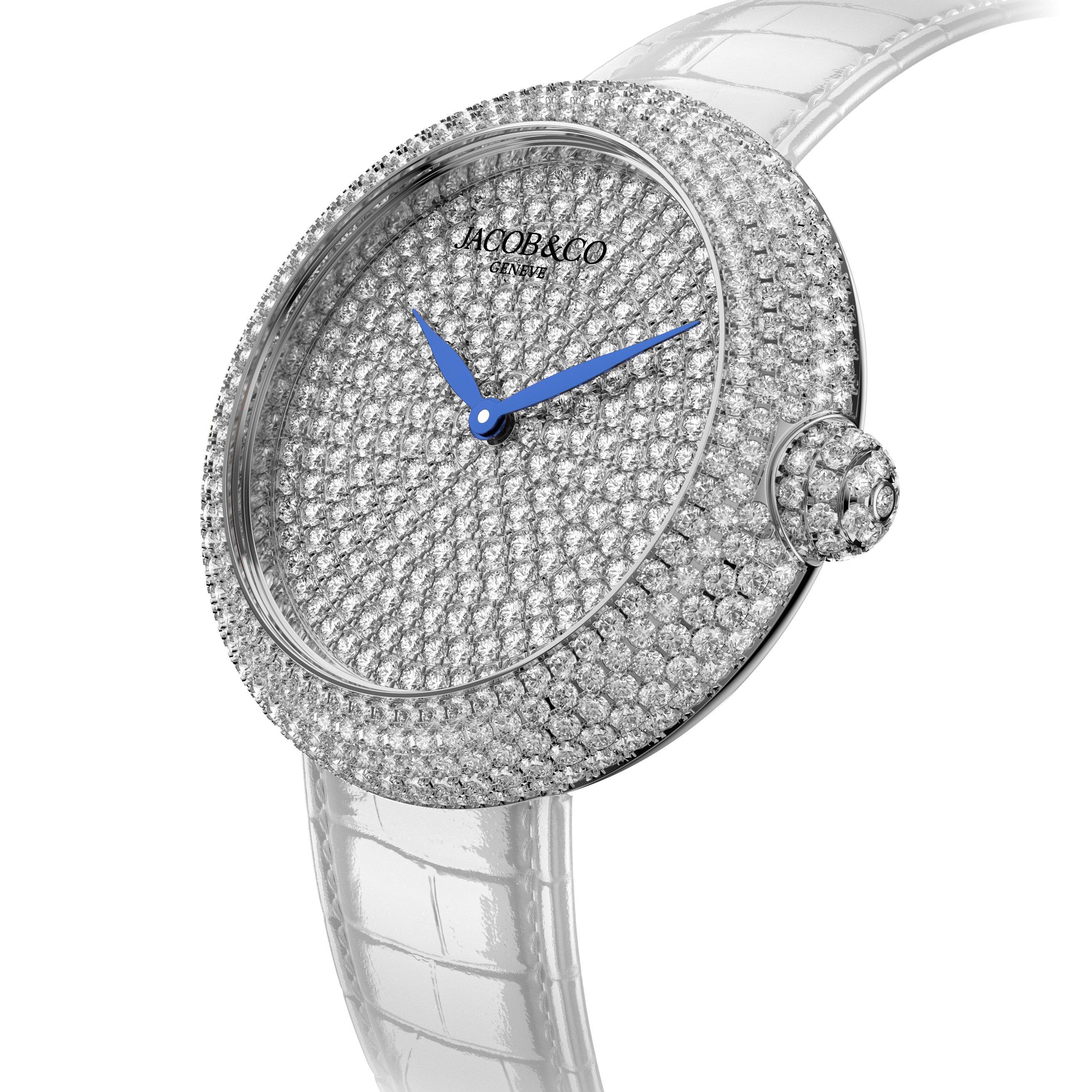 Jacob & Co. Brilliant Pave 38mm Diamond Ladies Watch