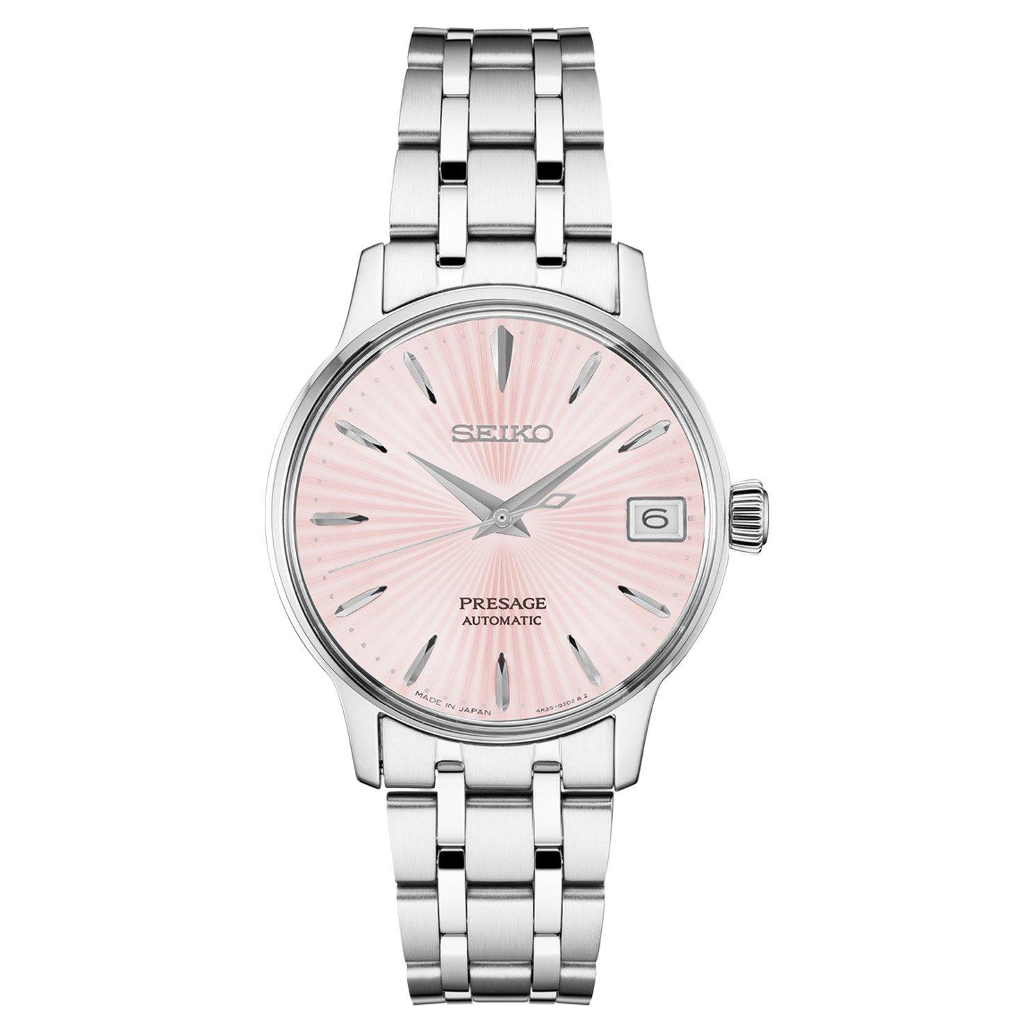Presage Cocktail Time 'Cosmopolitan' 33.5mm Automatic Ladies Watch