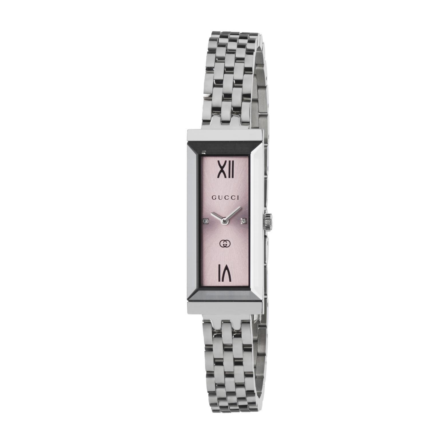Gucci G-Frame 32mm Diamond Ladies Watch YA127504 | Black, 32 mm