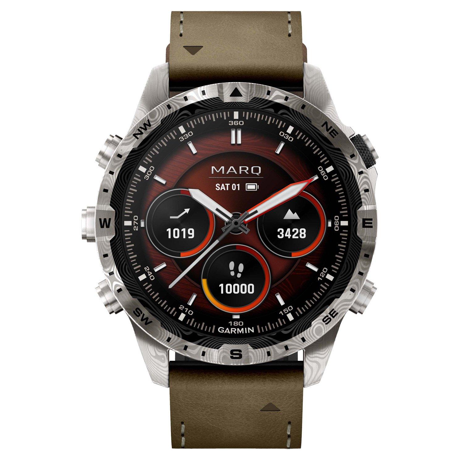 Garmin MARQ Adventurer (Gen 2) Damascus Steel Edition 46mm Smartwatch