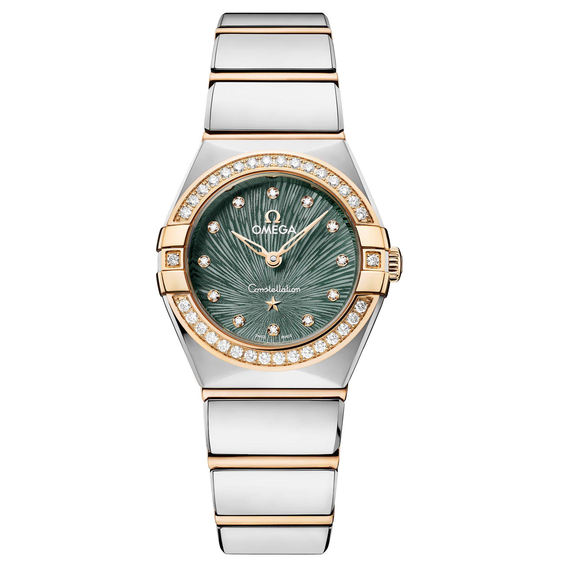 OMEGA Constellation 25mm Stainless Steel and Moonshine Gold