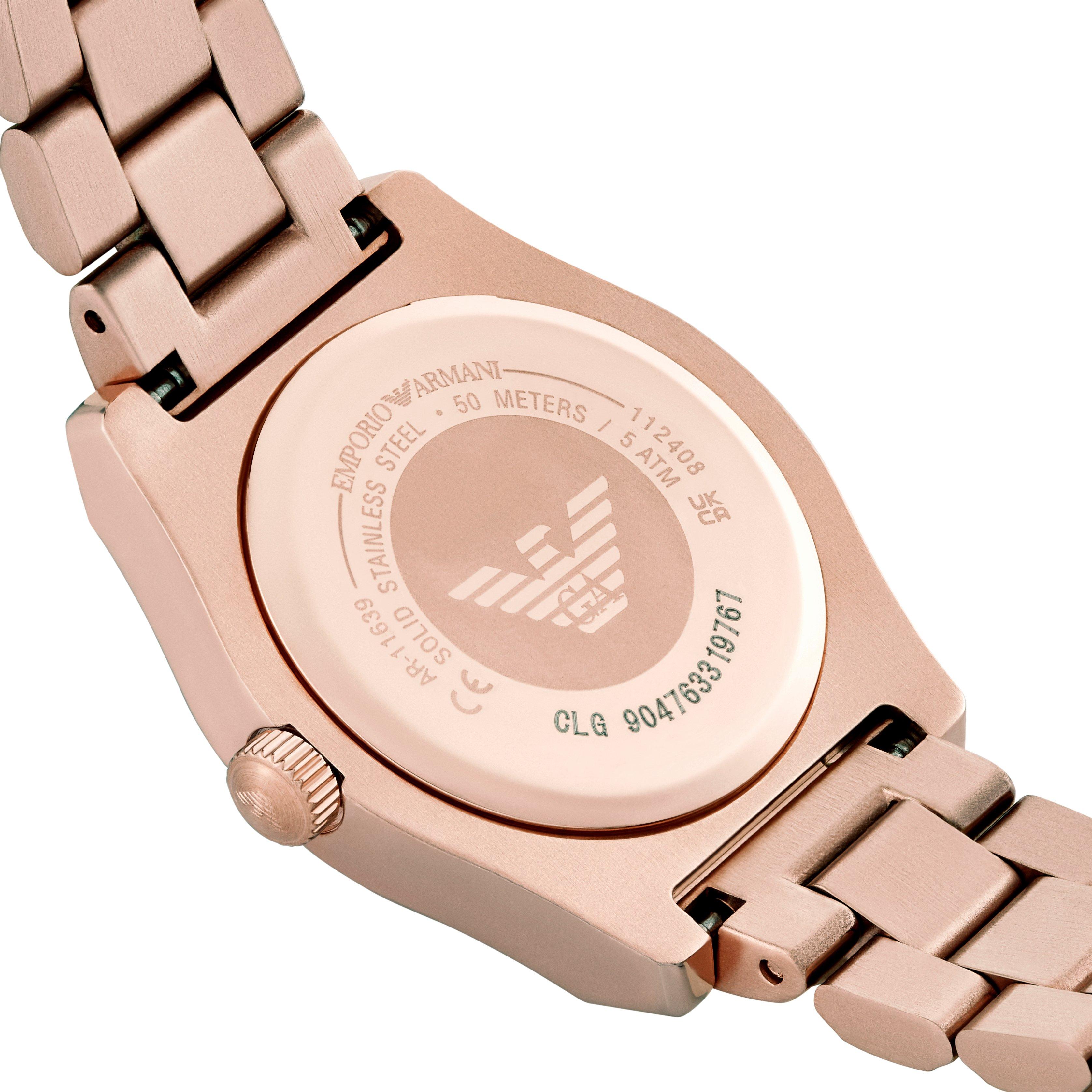 32mm Rose Gold Tone Ladies Watch