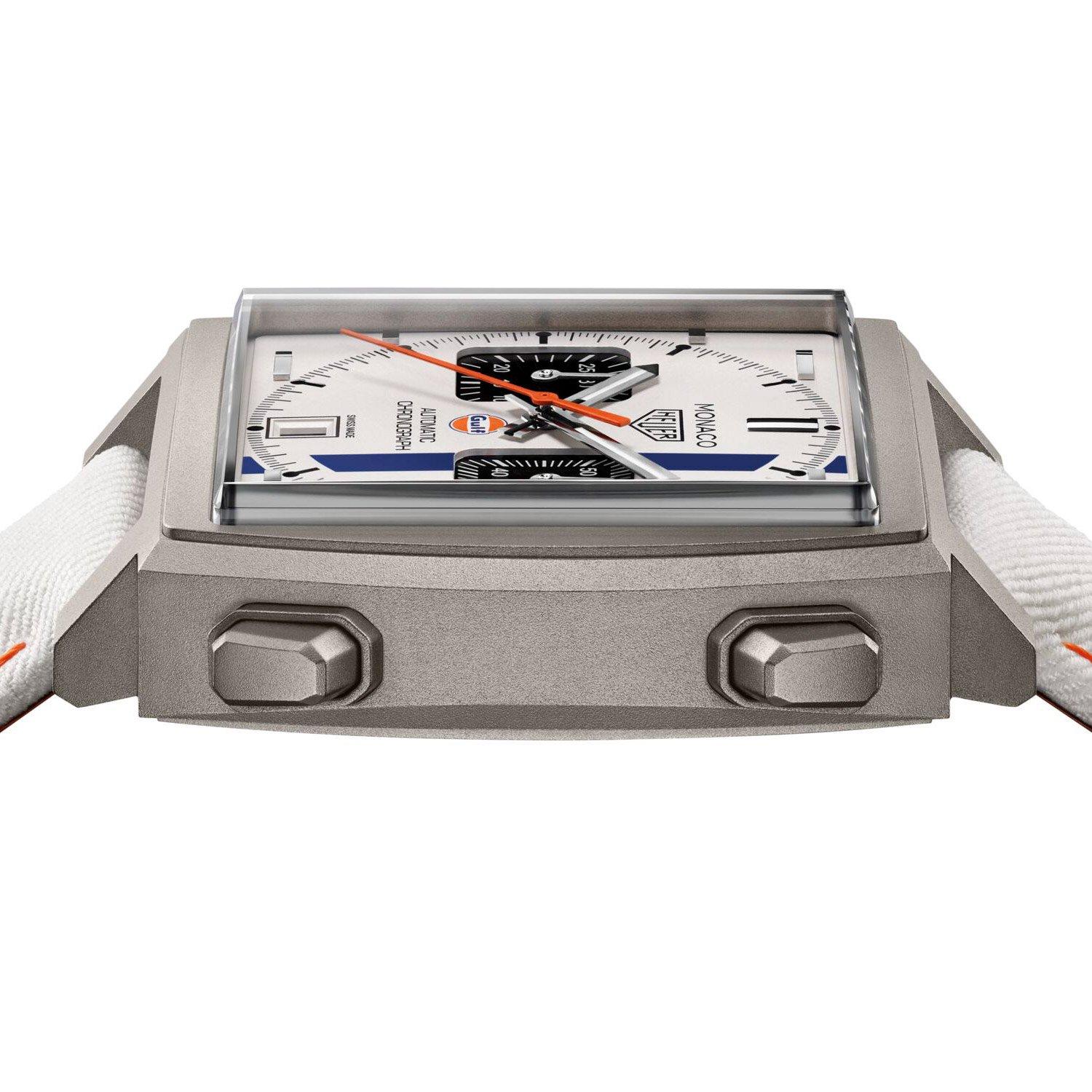 TAG Heuer Limited Edition Monaco Chronograph X Gulf 39mm Titanium Automatic Watch